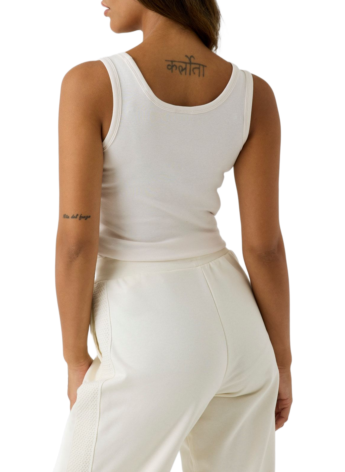 Rundhalsausschnitt Tanktop GUESS Beige