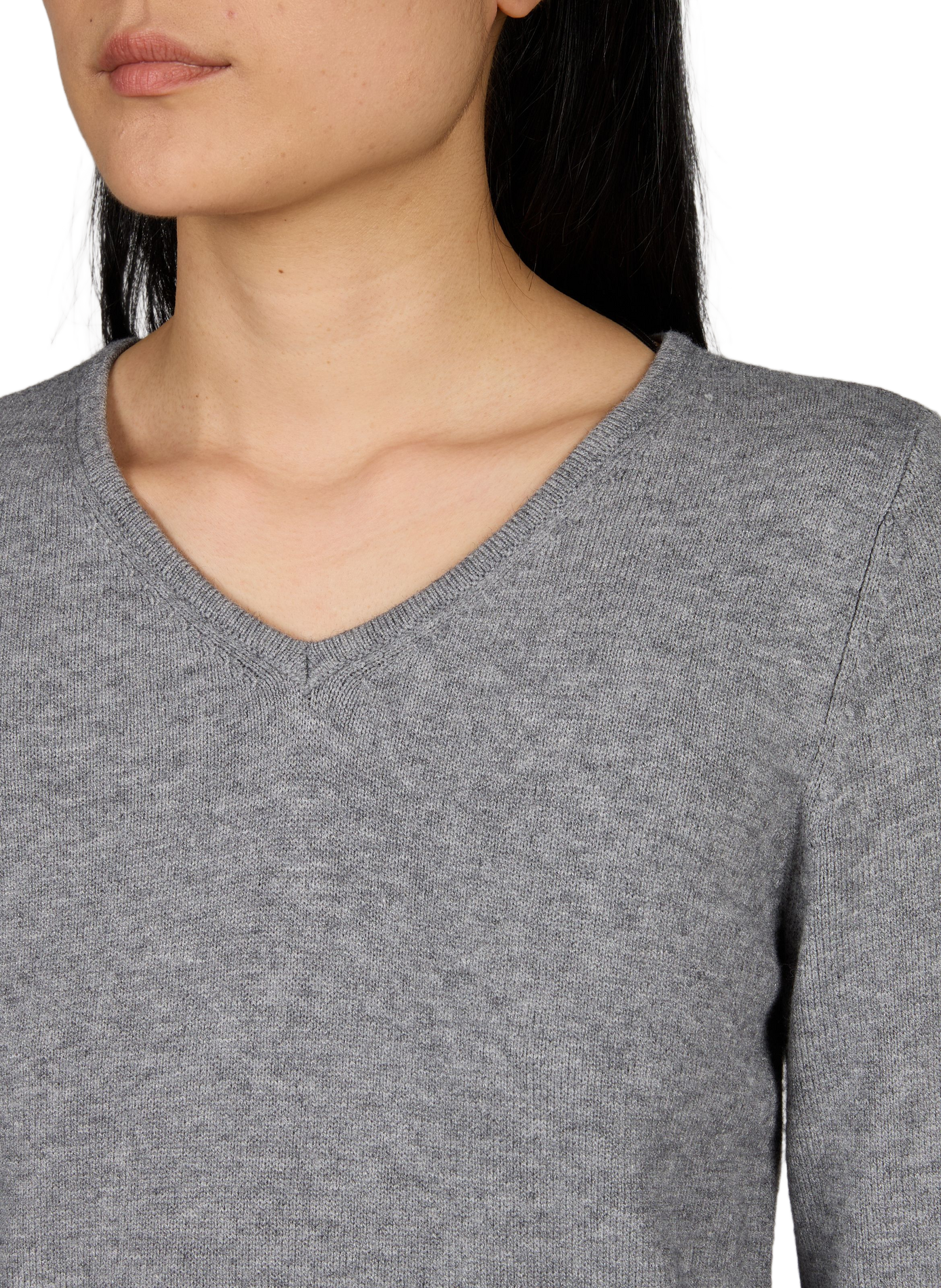 V-neck jumper VILA Grey