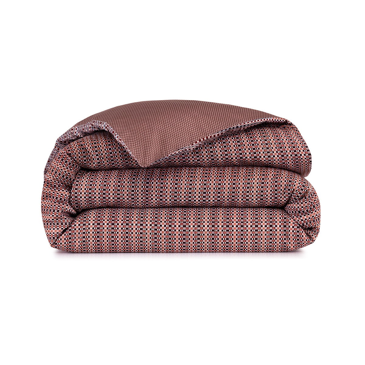 Housse de couette en satin de coton, vassily BOSS HOME Rouge