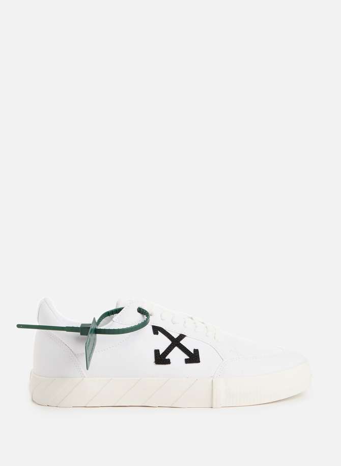 Low Vulcanized canvas sneakers OFF-WHITE