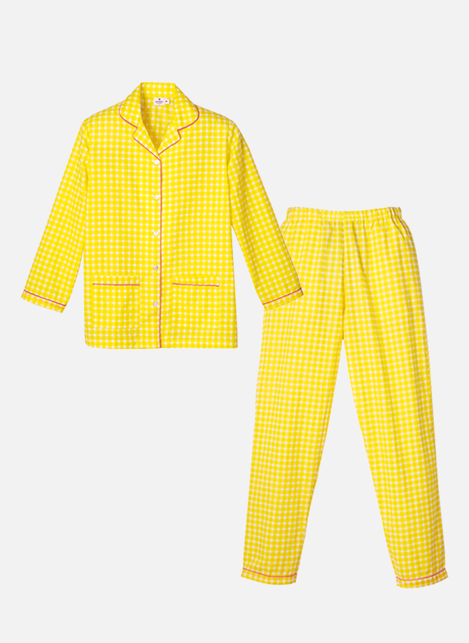 Vichy cotton pyjama set GERMAINE DES PRÉS
