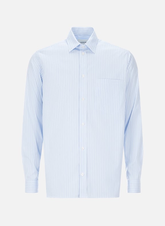 Chemise rayée en coton Bleu by SAISON 1865 SAISON 1865 Chemise rayée en coton Bleu