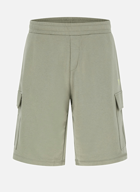 Henriko cotton jogging shorts GreenGUESS 