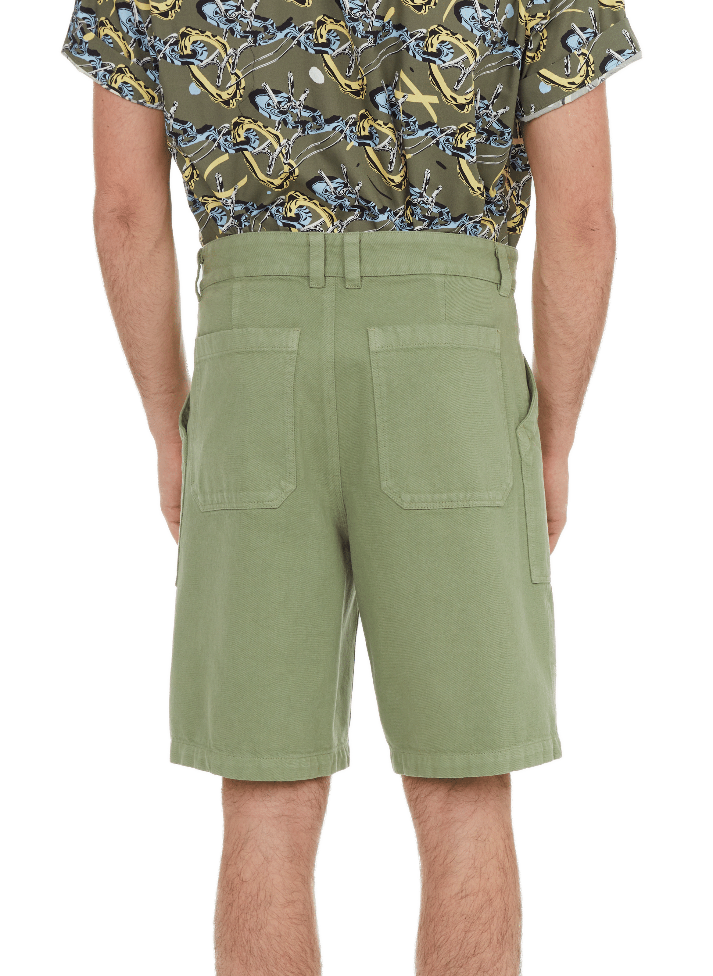 Parker cotton shorts A.P.C. Green