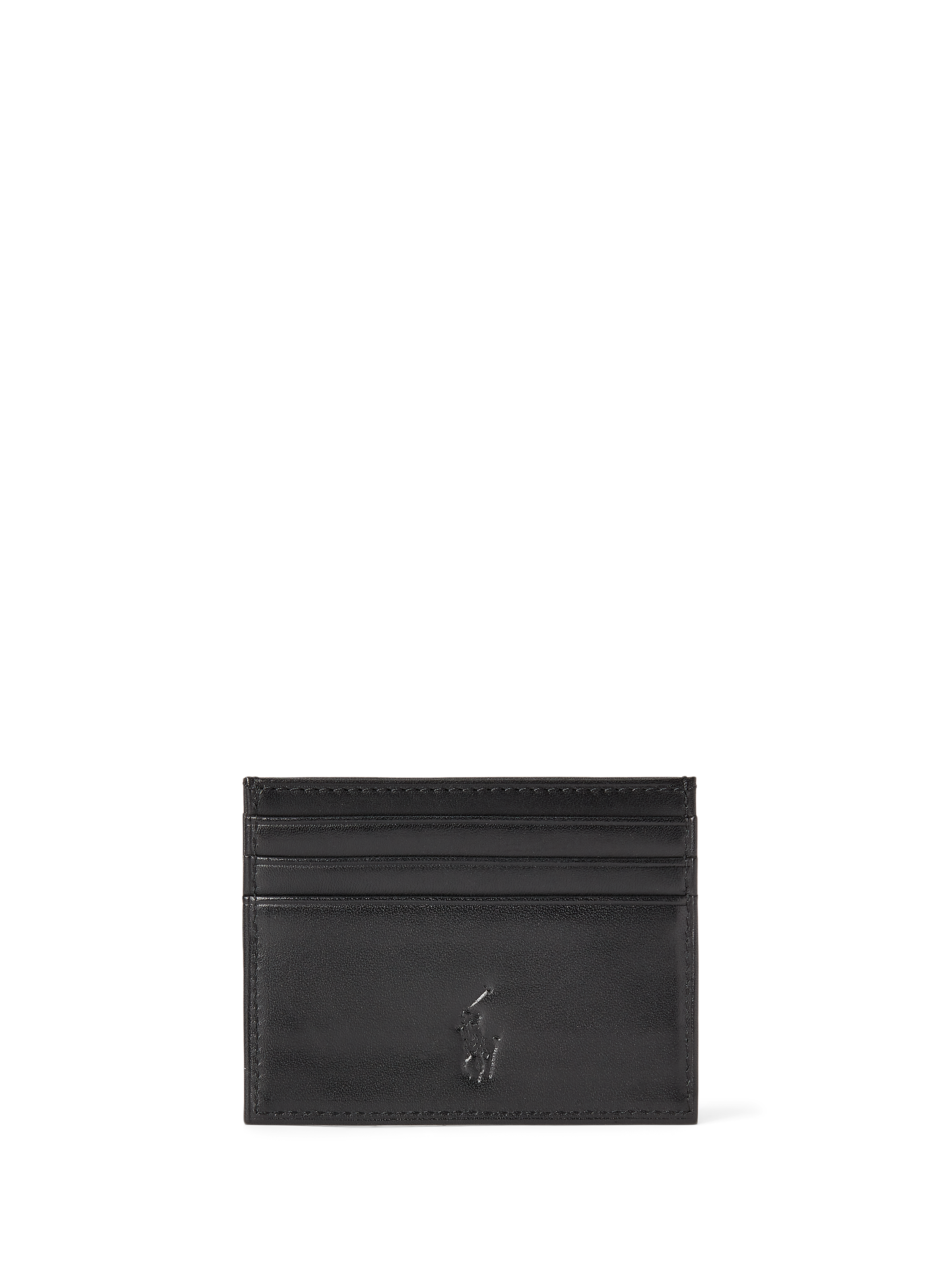  Leather card holder POLO RALPH LAUREN Black