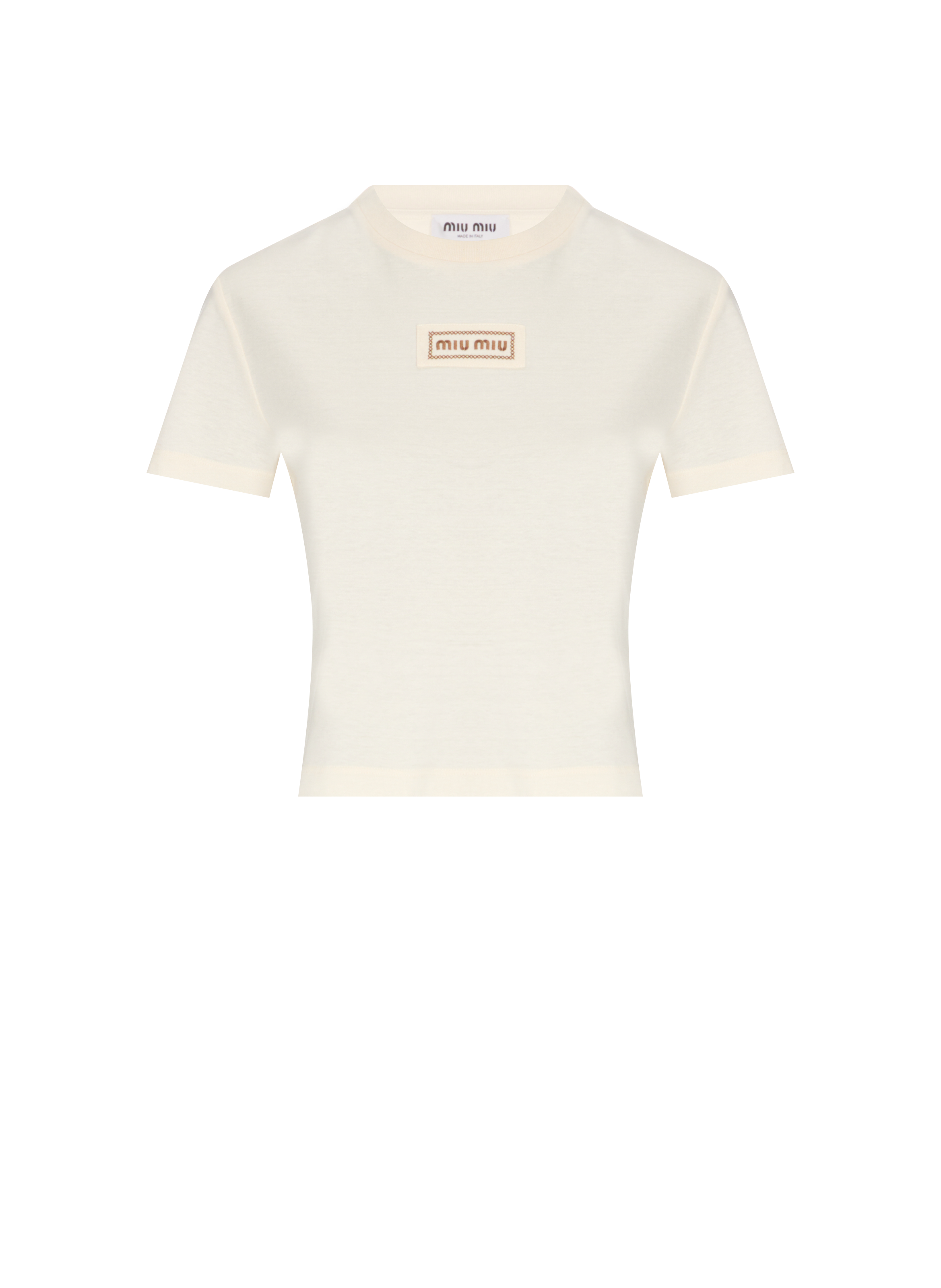 T-shirt à logo MIU MIU Multicolore