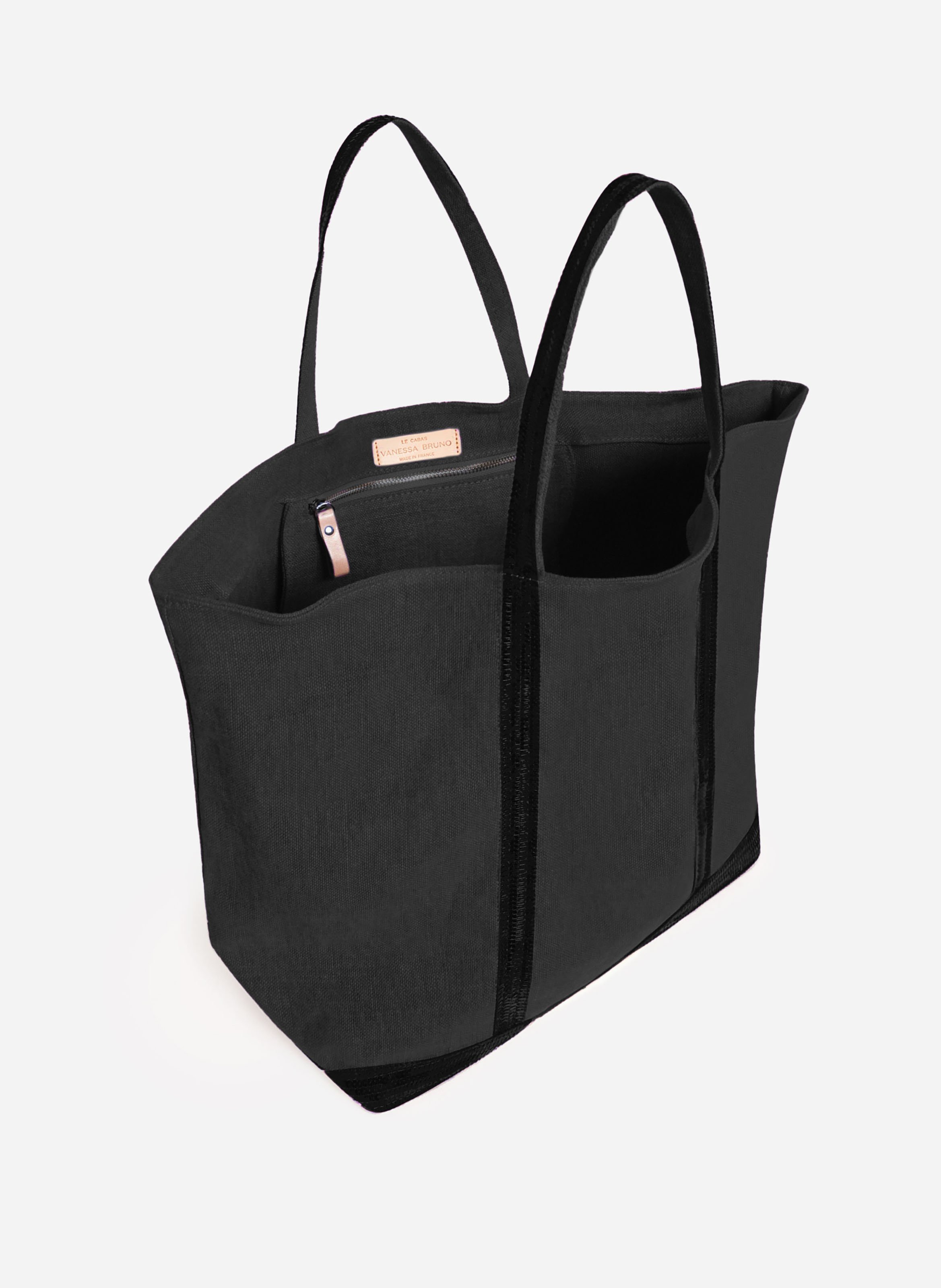 Cabas xl en lin VANESSA BRUNO Noir