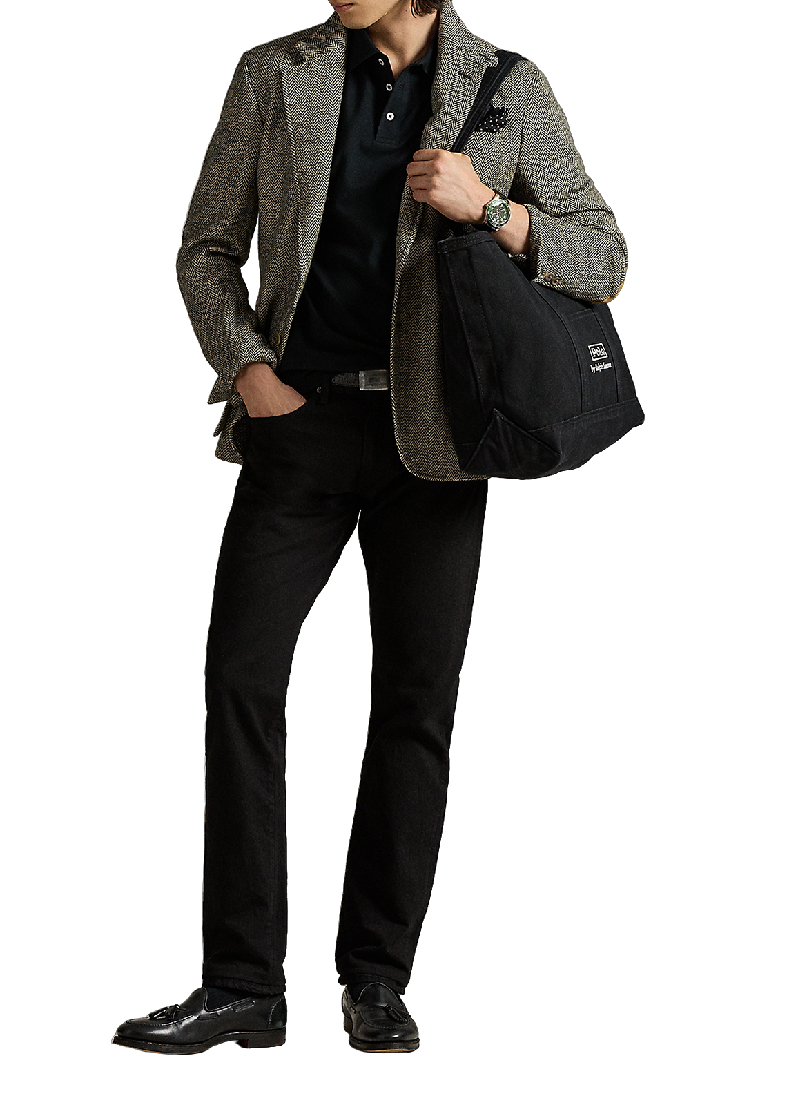 Polo shirt with logo POLO RALPH LAUREN Black