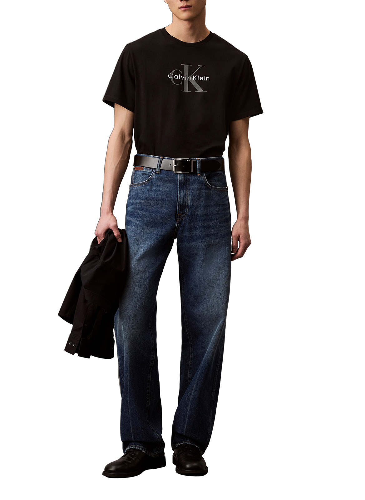 Cotton Logo T-shirt CALVIN KLEIN Black