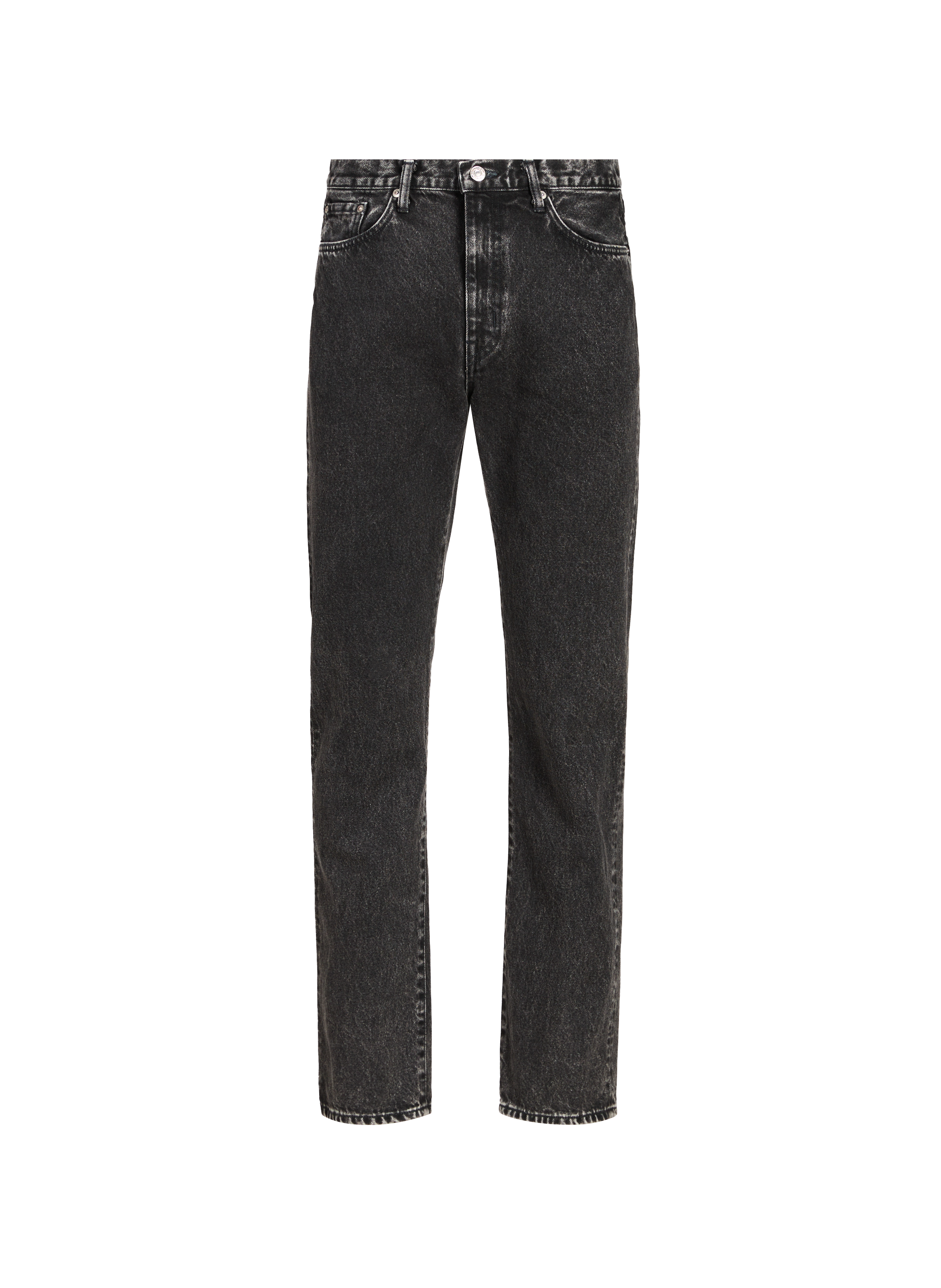 Regular straight cotton jeans EDWIN Black