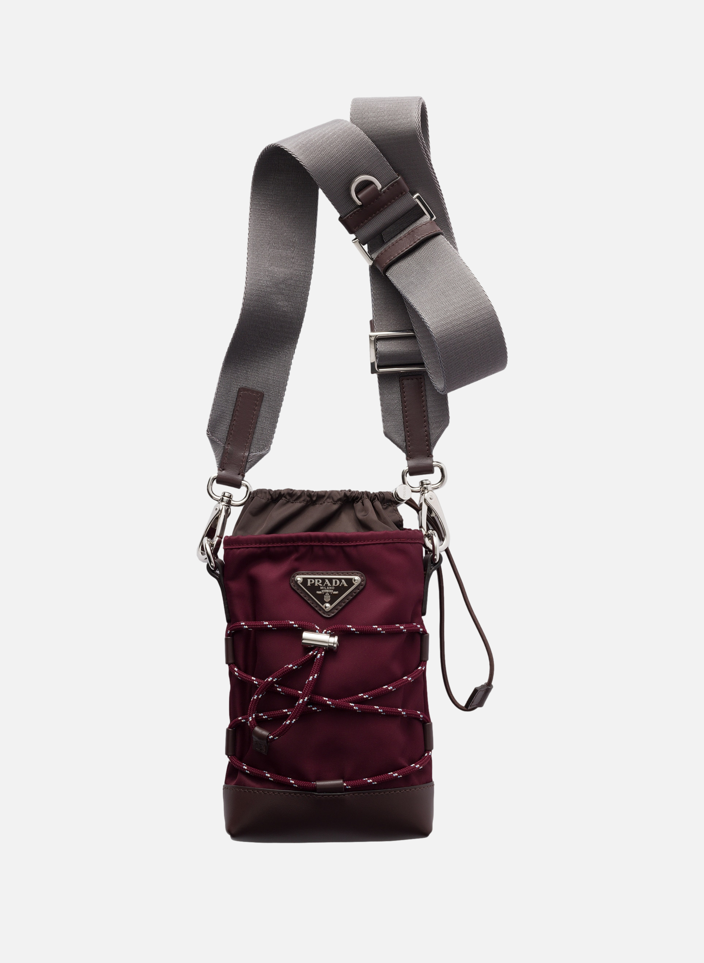 PRADA Étui pour smartphone prada speedrock en re-nylon e Rouge