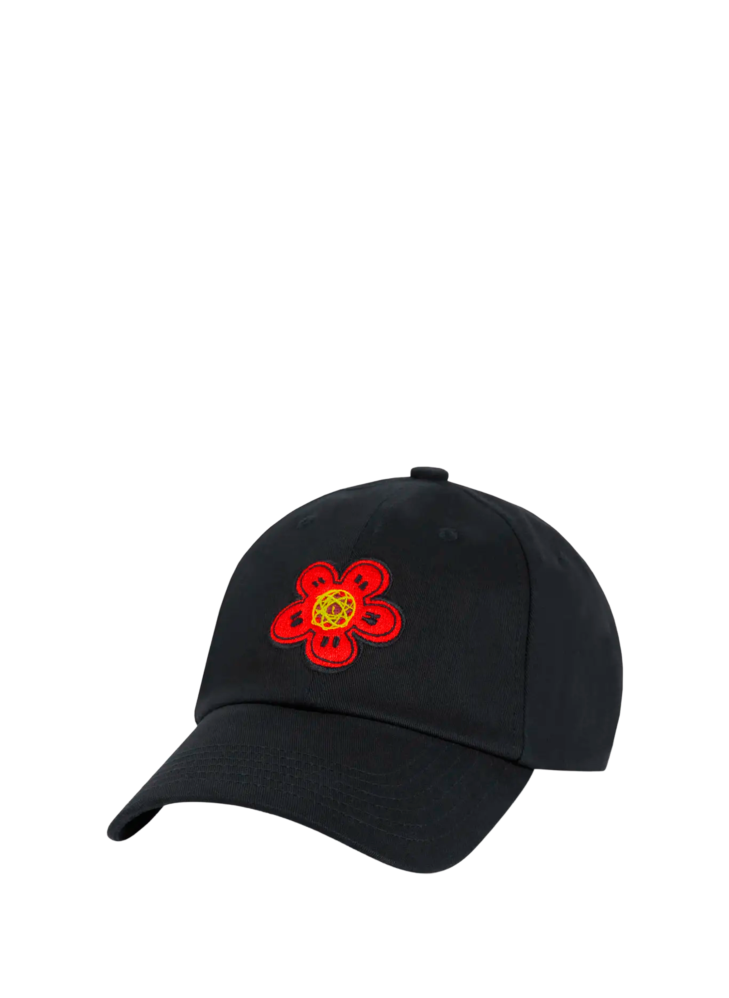 KENZO Cotton Logo Baseball Cap Black