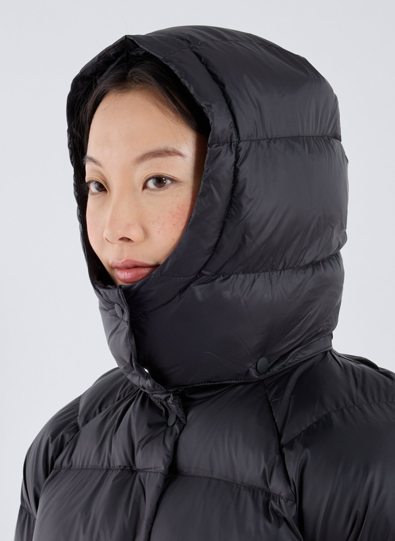 Doudoune matelassée à capuche amovible SAMSOE SAMSOE Noir