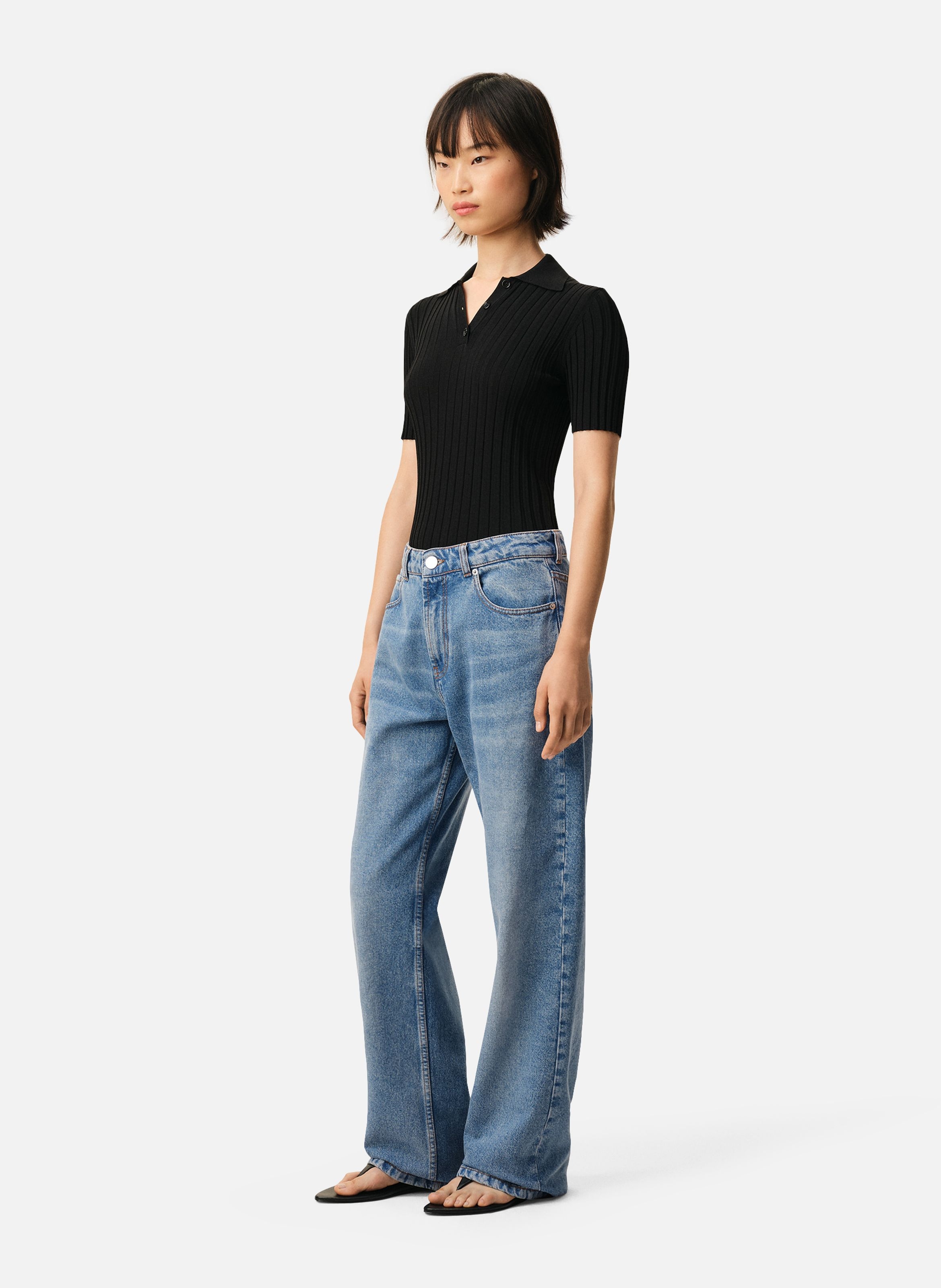 Jean Coupe Large AMI PARIS Bleu