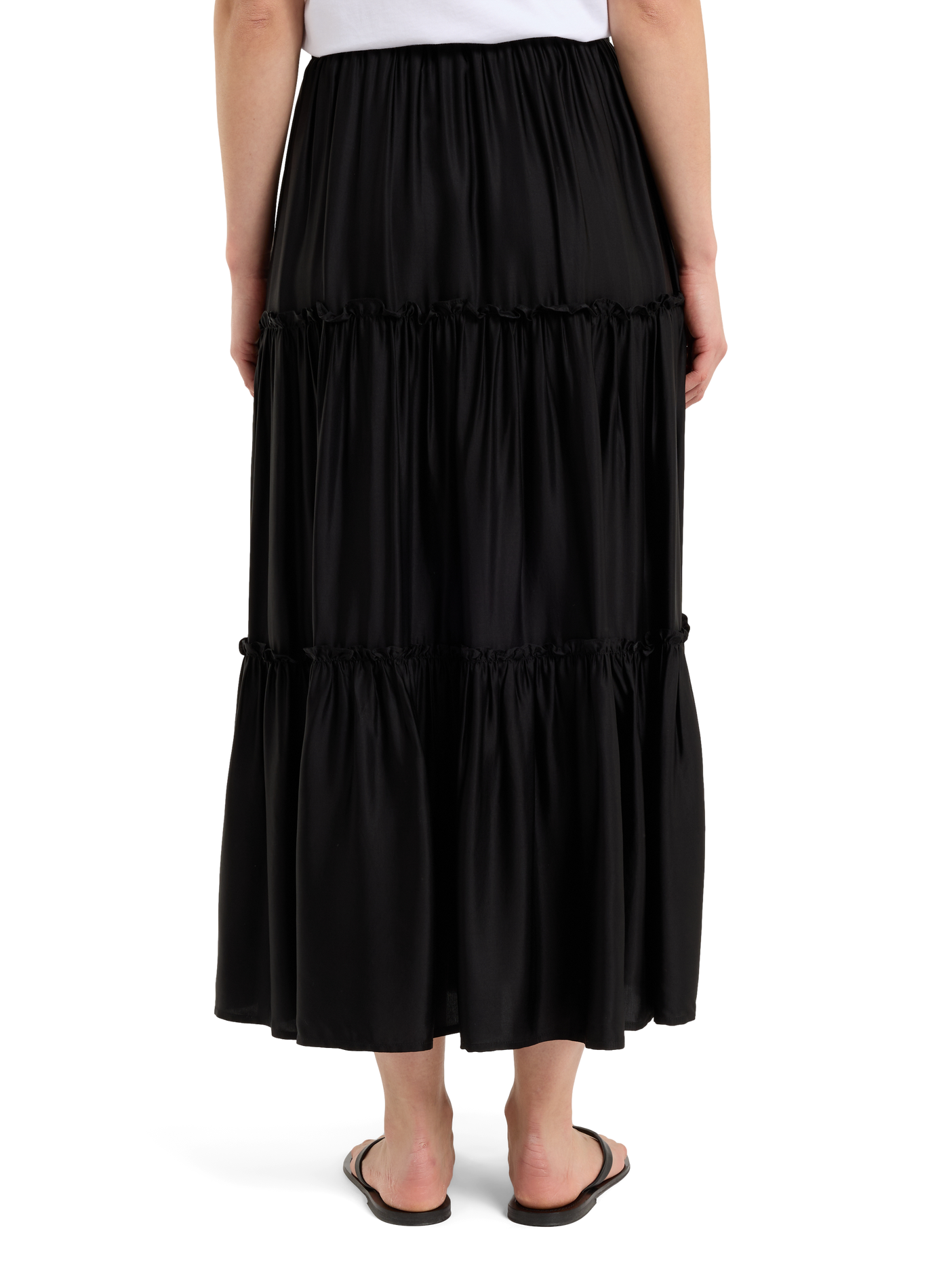 Jupe plissée à volants Aflou SAISON 1865 Noir