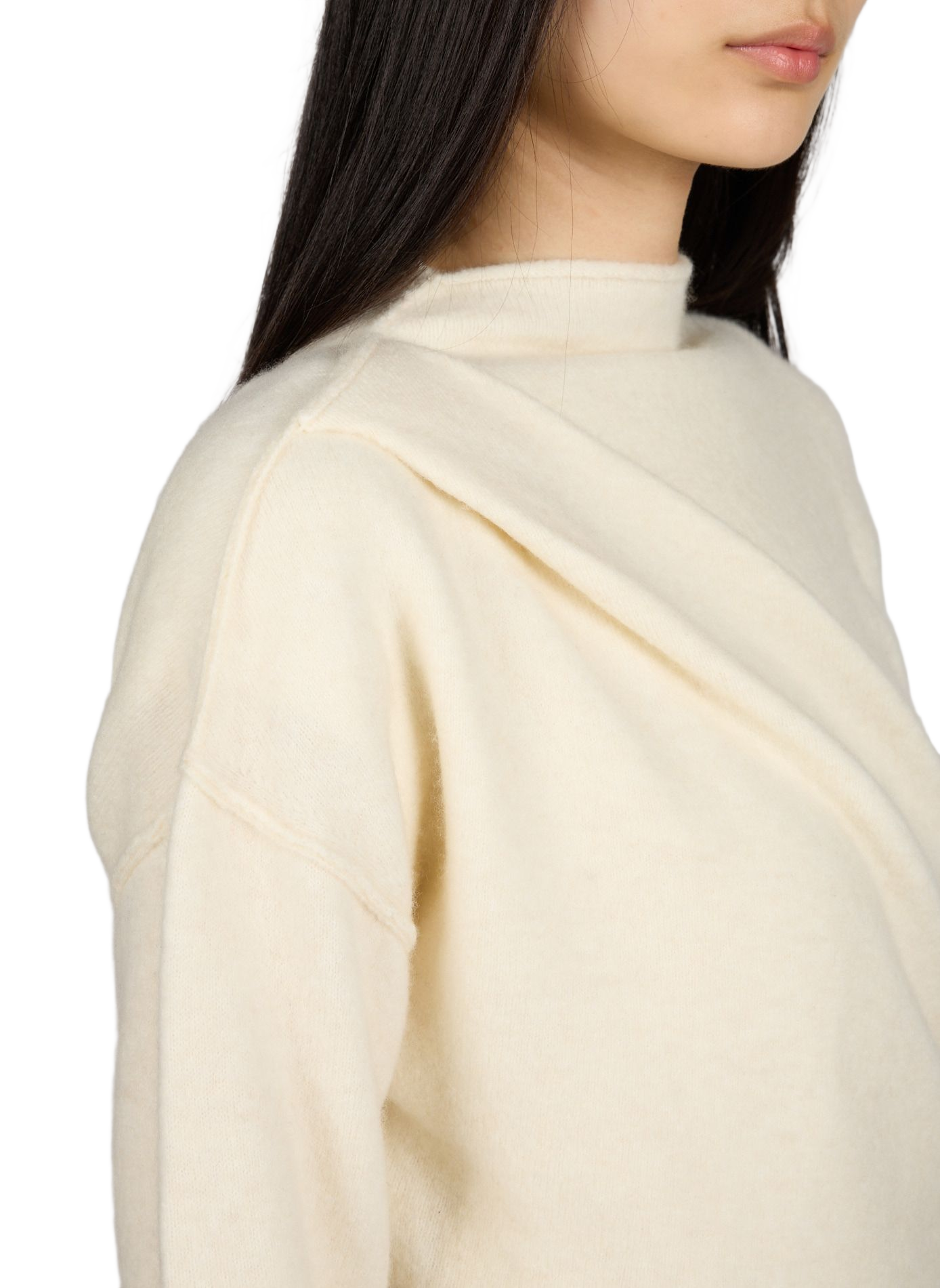 Merino wool and cashmere blend sweater HELMUT LANG White