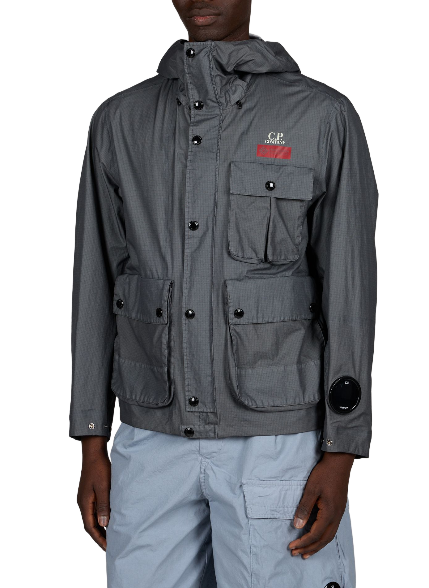 Lightweight hooded jacket CP COMPANY Grey