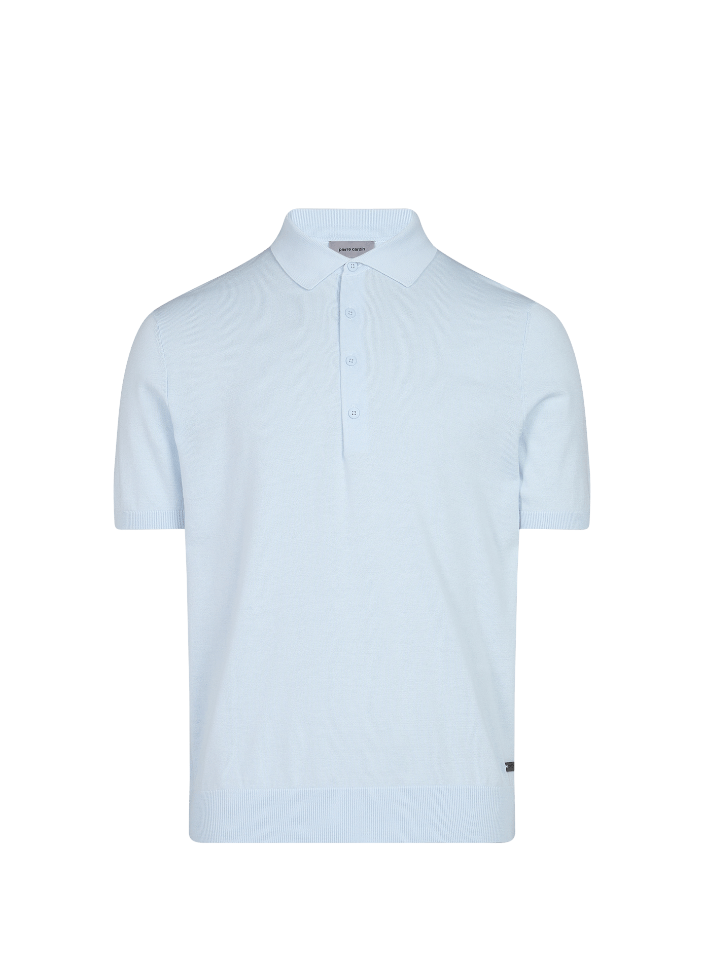 Polo manches courtes en coton PIERRE CARDIN Bleu