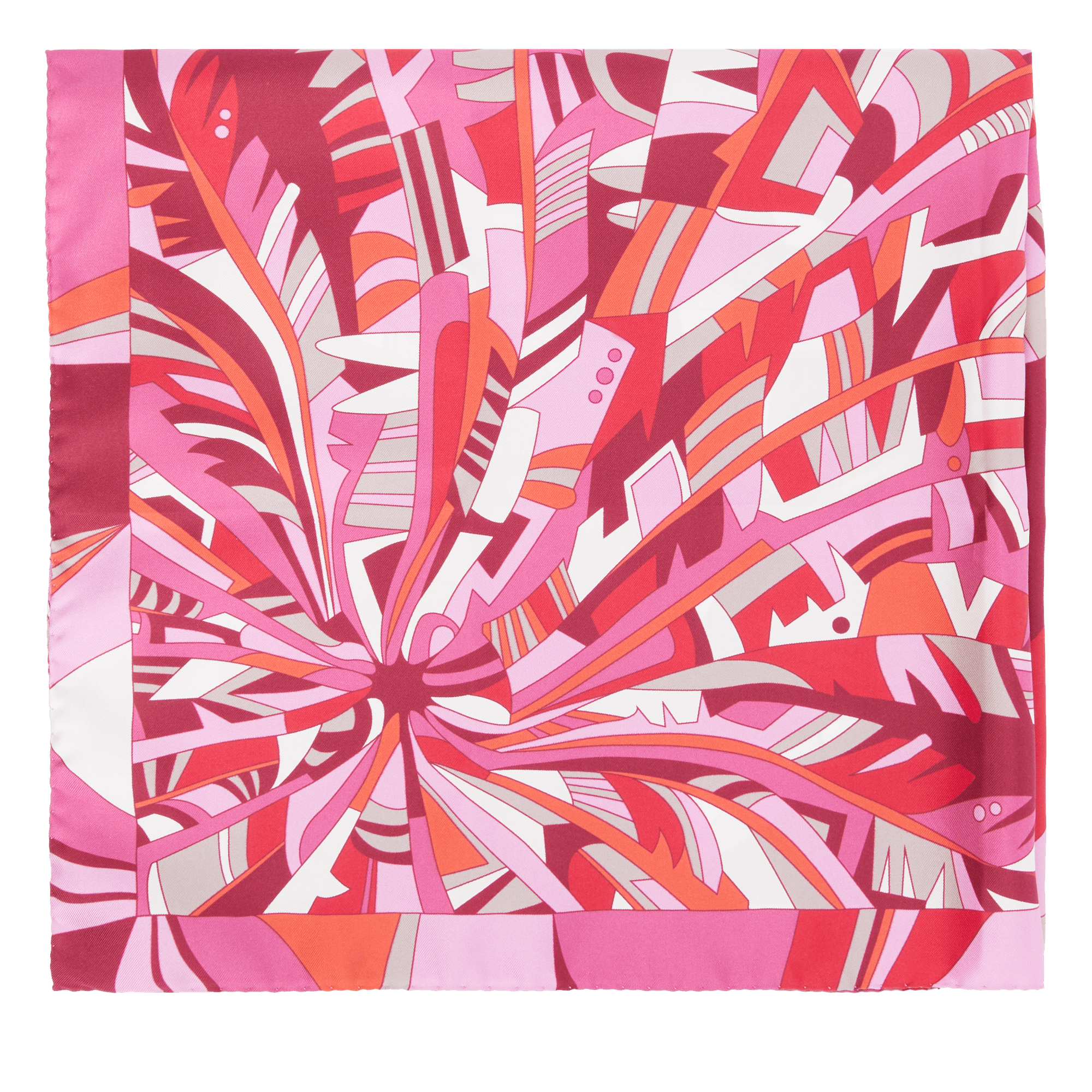 Silk carré 70 arabesque pattern by lancel LANCEL Pink