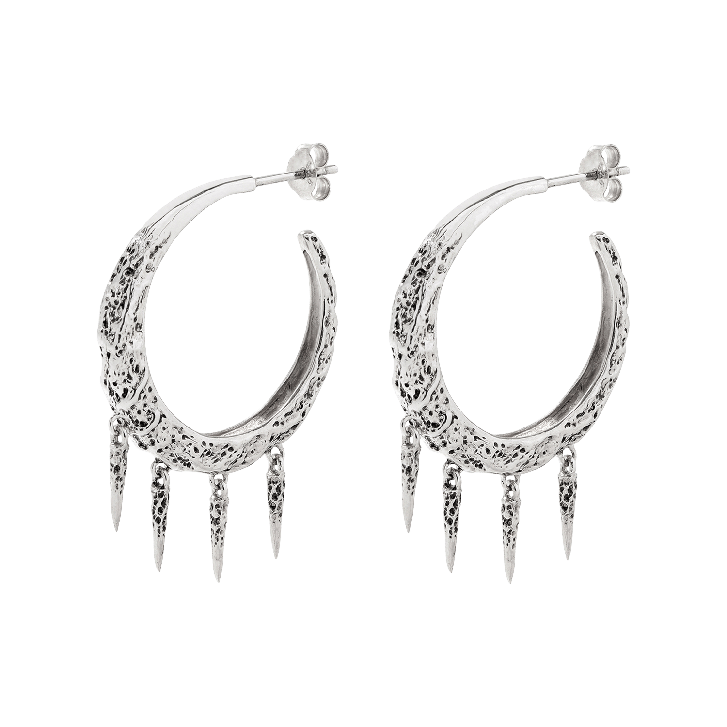 Alena hoop earrings BA&SH Silver