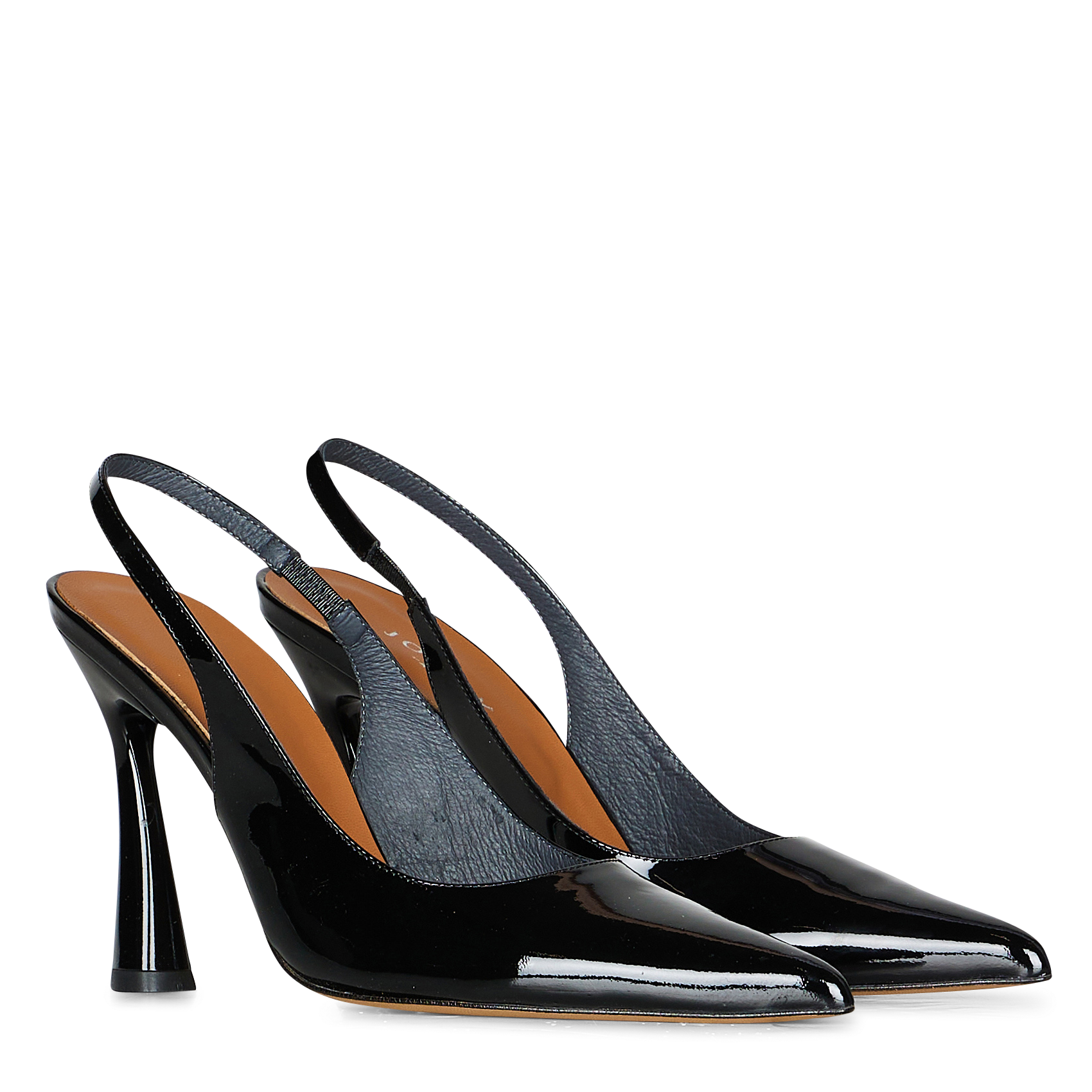 Escarpins en cuir verni dressy JONAK Noir