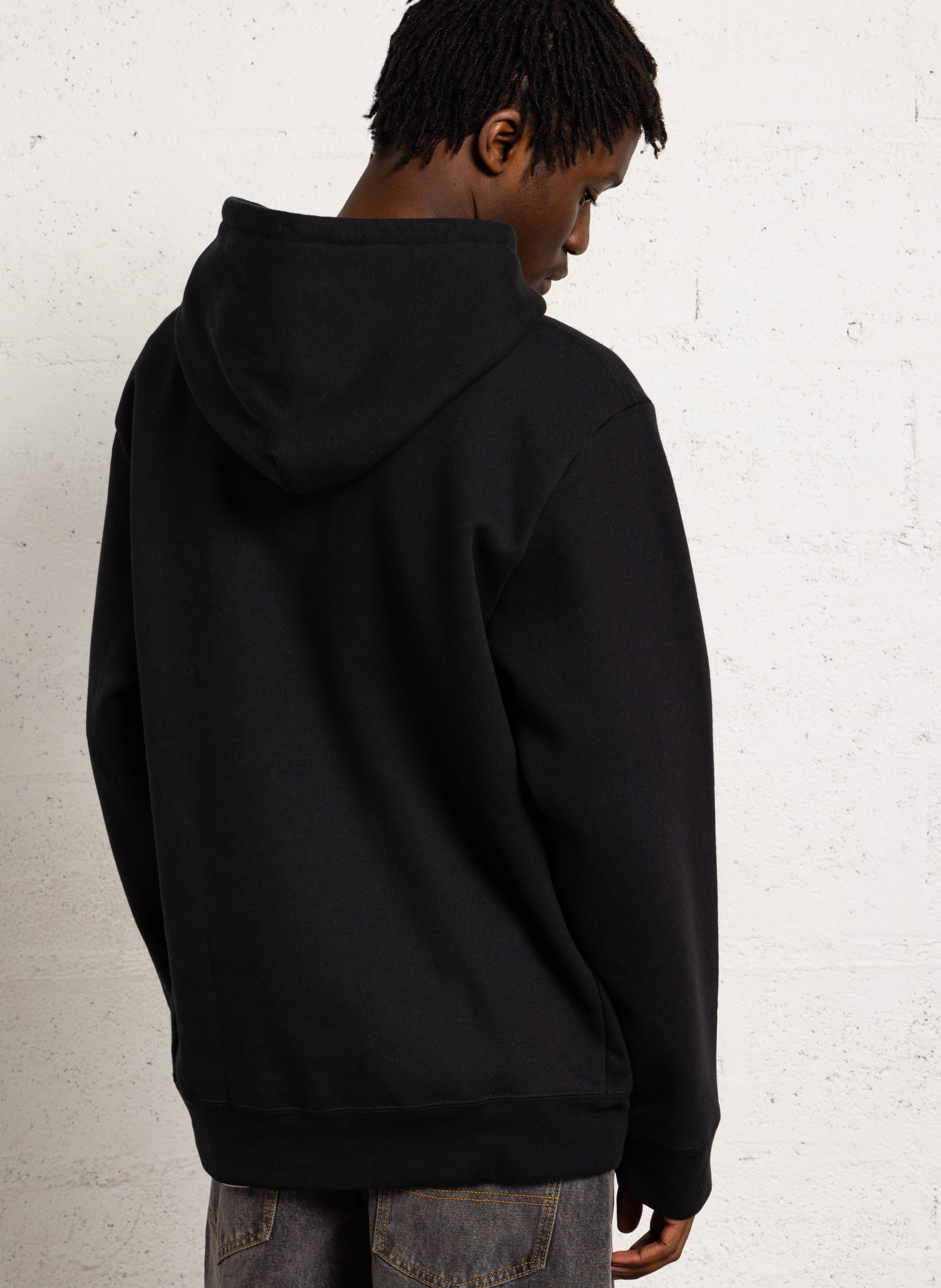 Hoodie heren P-6 Label Uprisal Hoody PATAGONIA Zwart