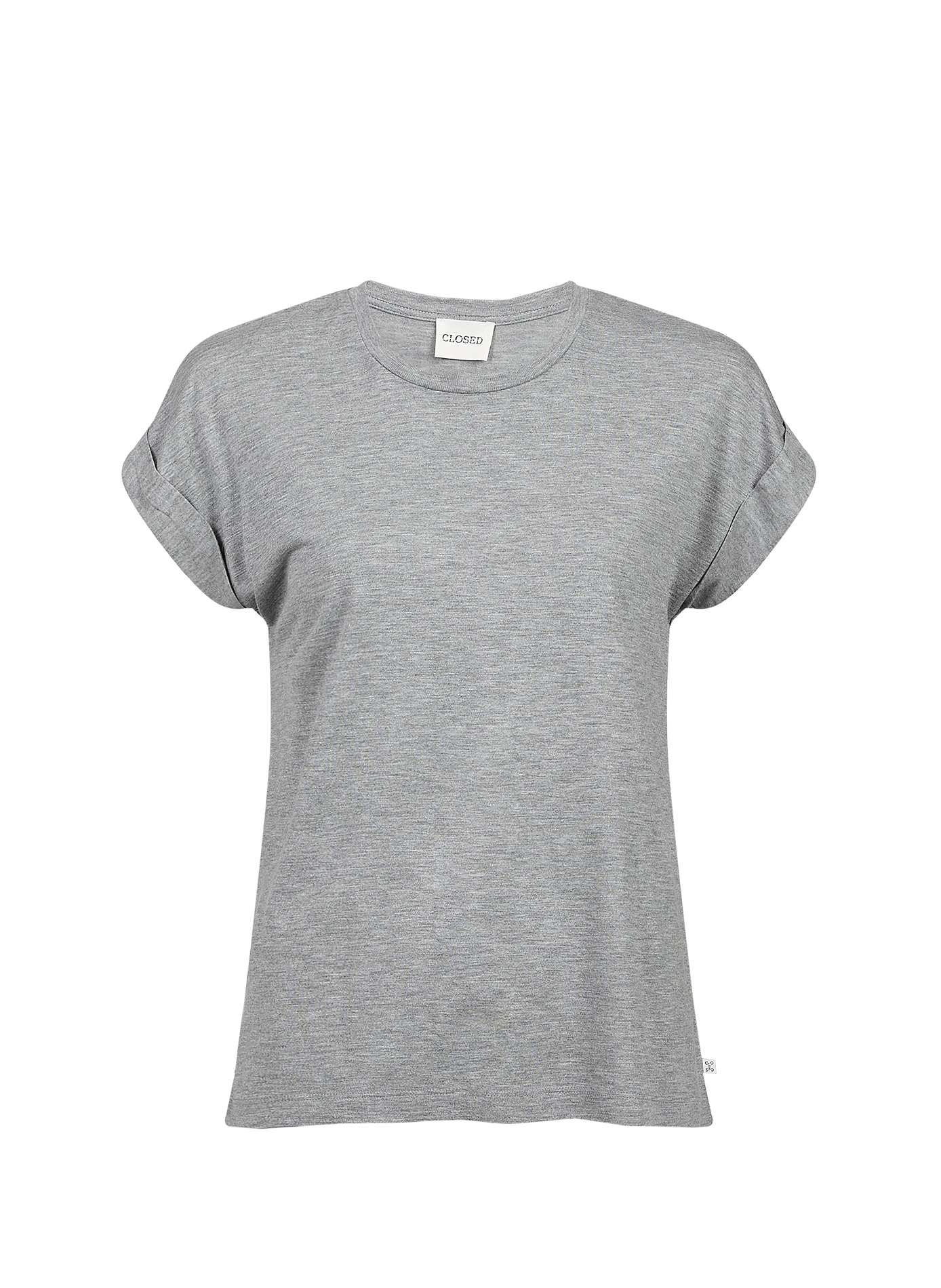 Straight round neck t-shirt CLOSED Grey