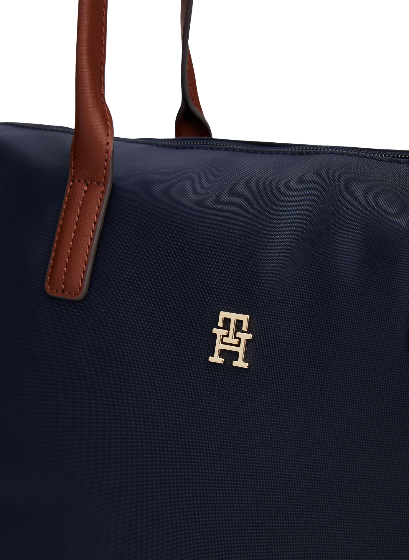 Einfarbige Schultertasche TOMMY HILFIGER Blau