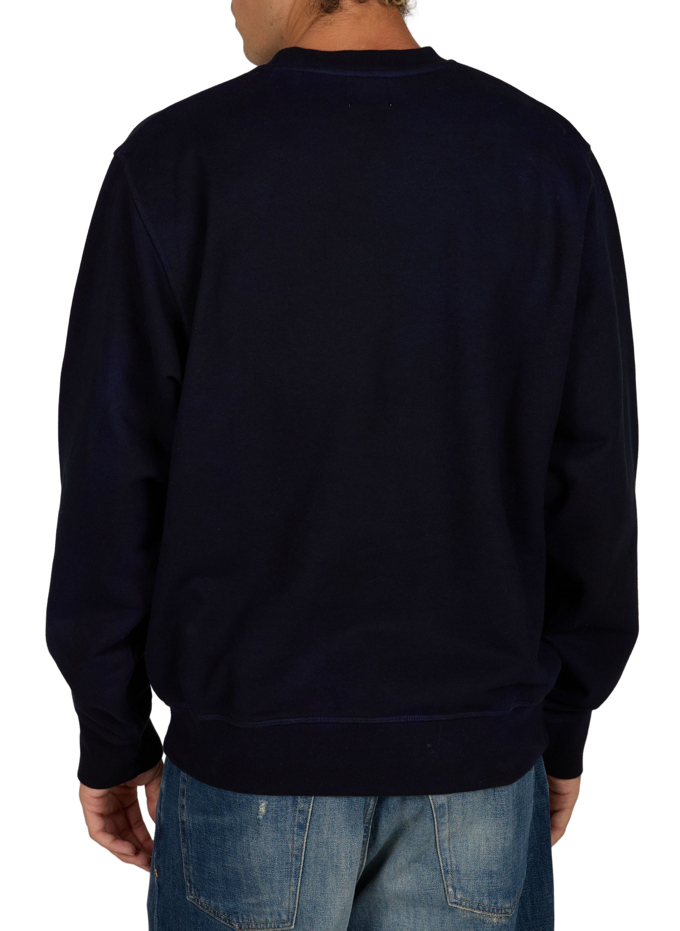 Sunfade straight crew-neck cotton sweater ARTE ANTWERP Blue
