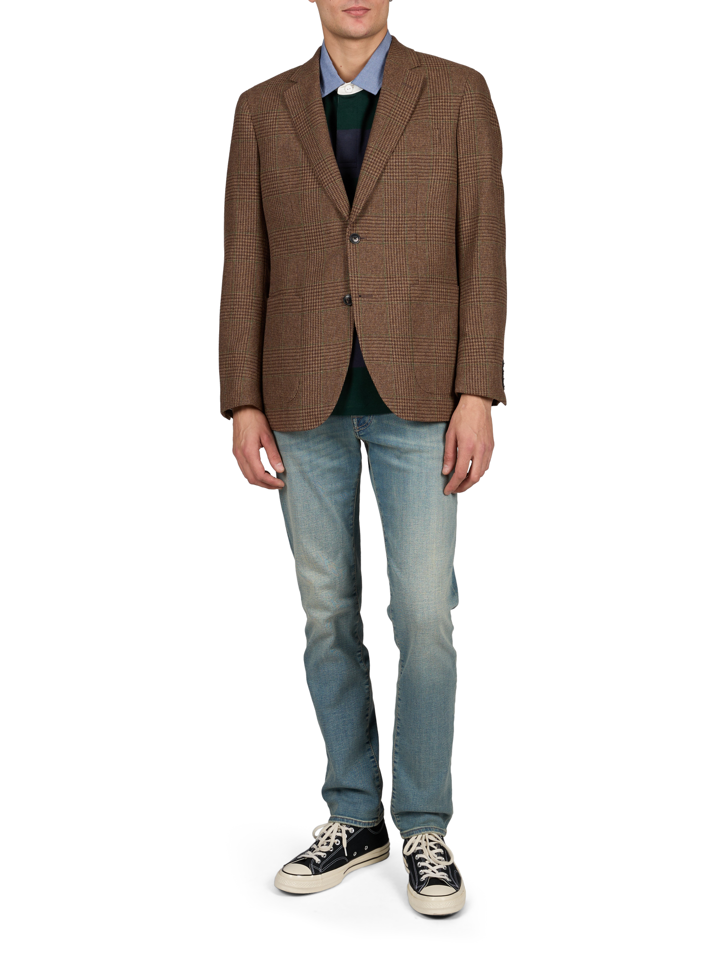 Taillierter Blazer aus Wollmischung HACKETT Braun