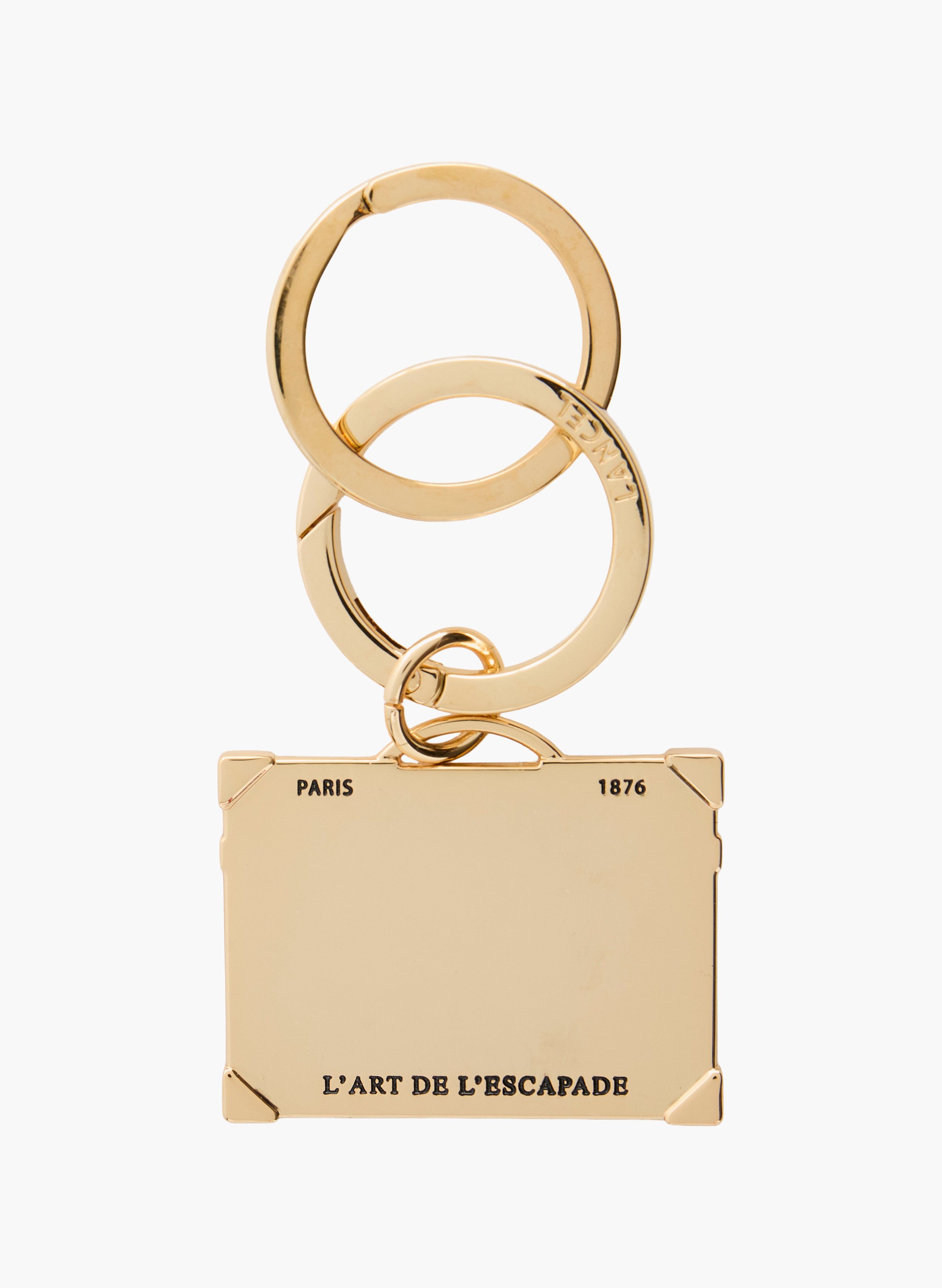 Porte-clés trunk heritage. LANCEL Noir