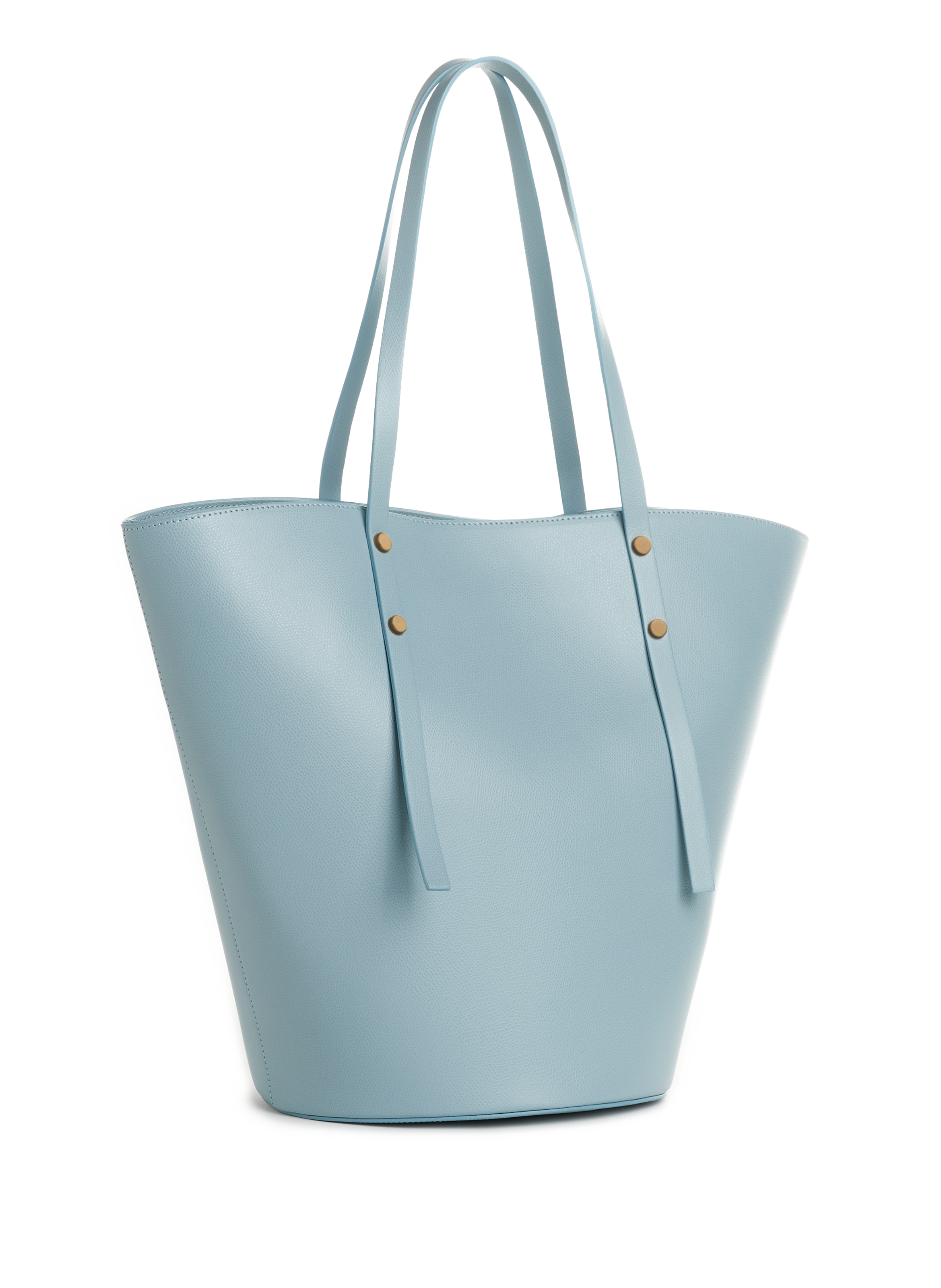 Leather tote bag SAISON 1865 Blue