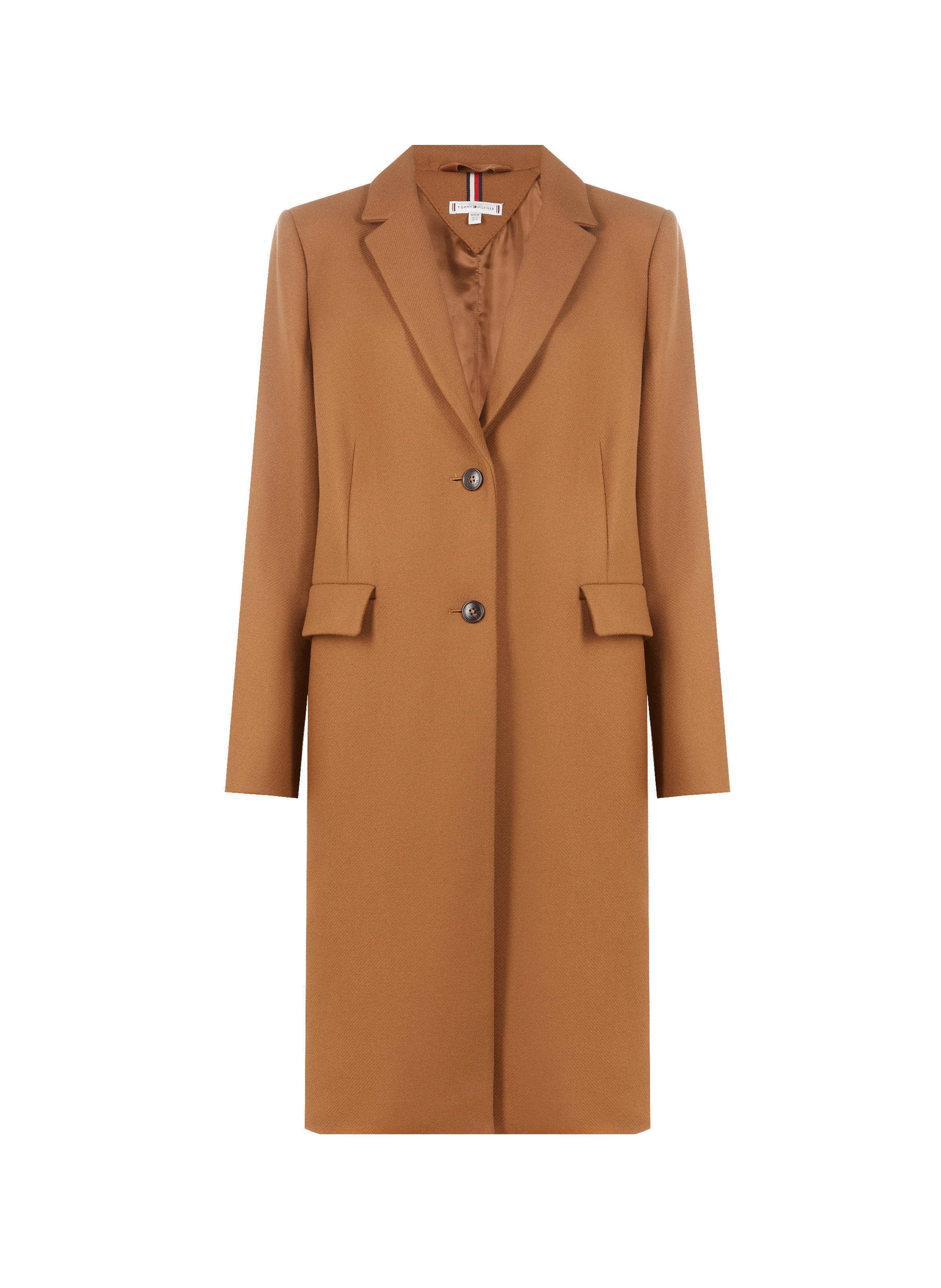 Manteau cintrée en laine mélangée