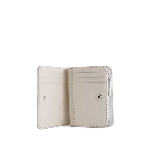 Portefeuille en cuir métallisé