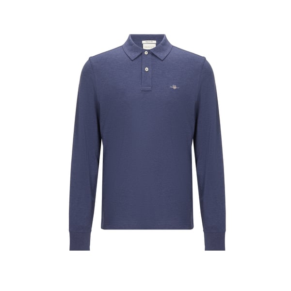 Polo manches longues en coton