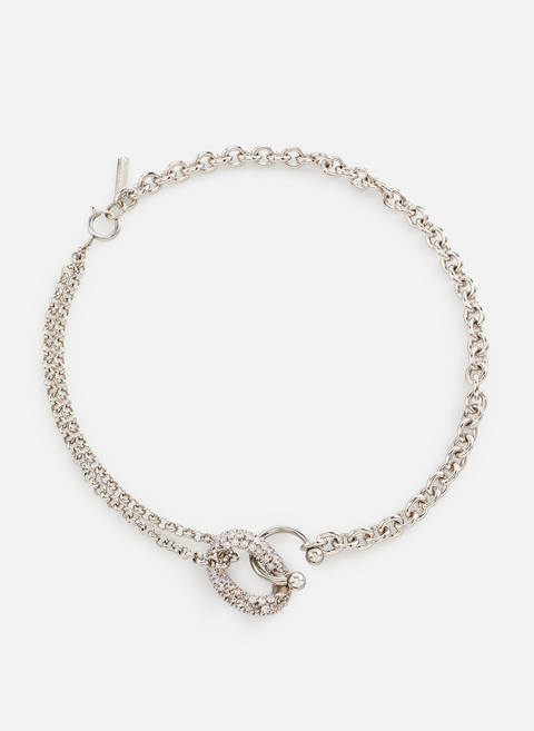 Silver devon necklacejustine clenquet 