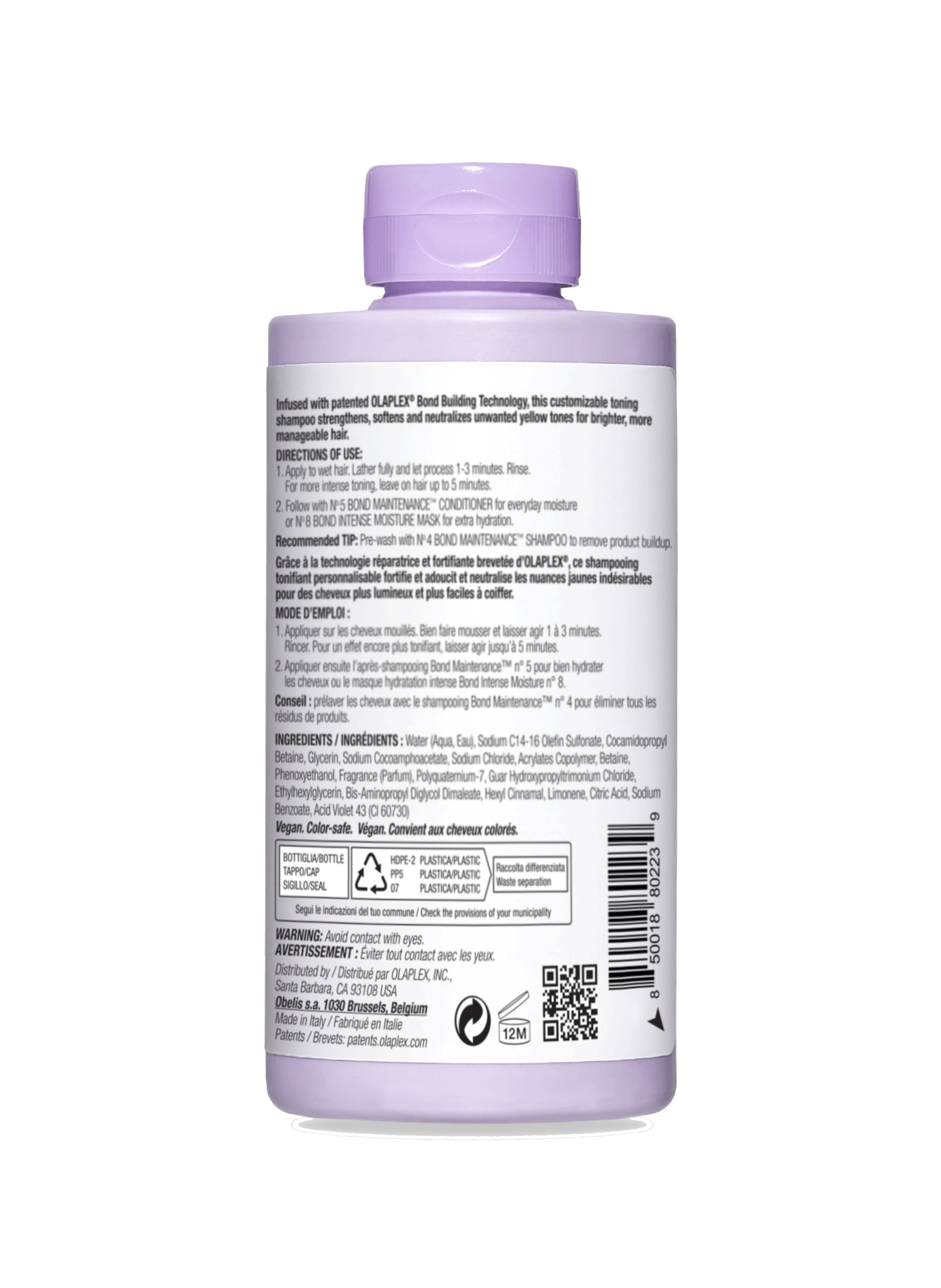Nº.4P Blonde Enhancer Toning Shampoo OLAPLEX No color