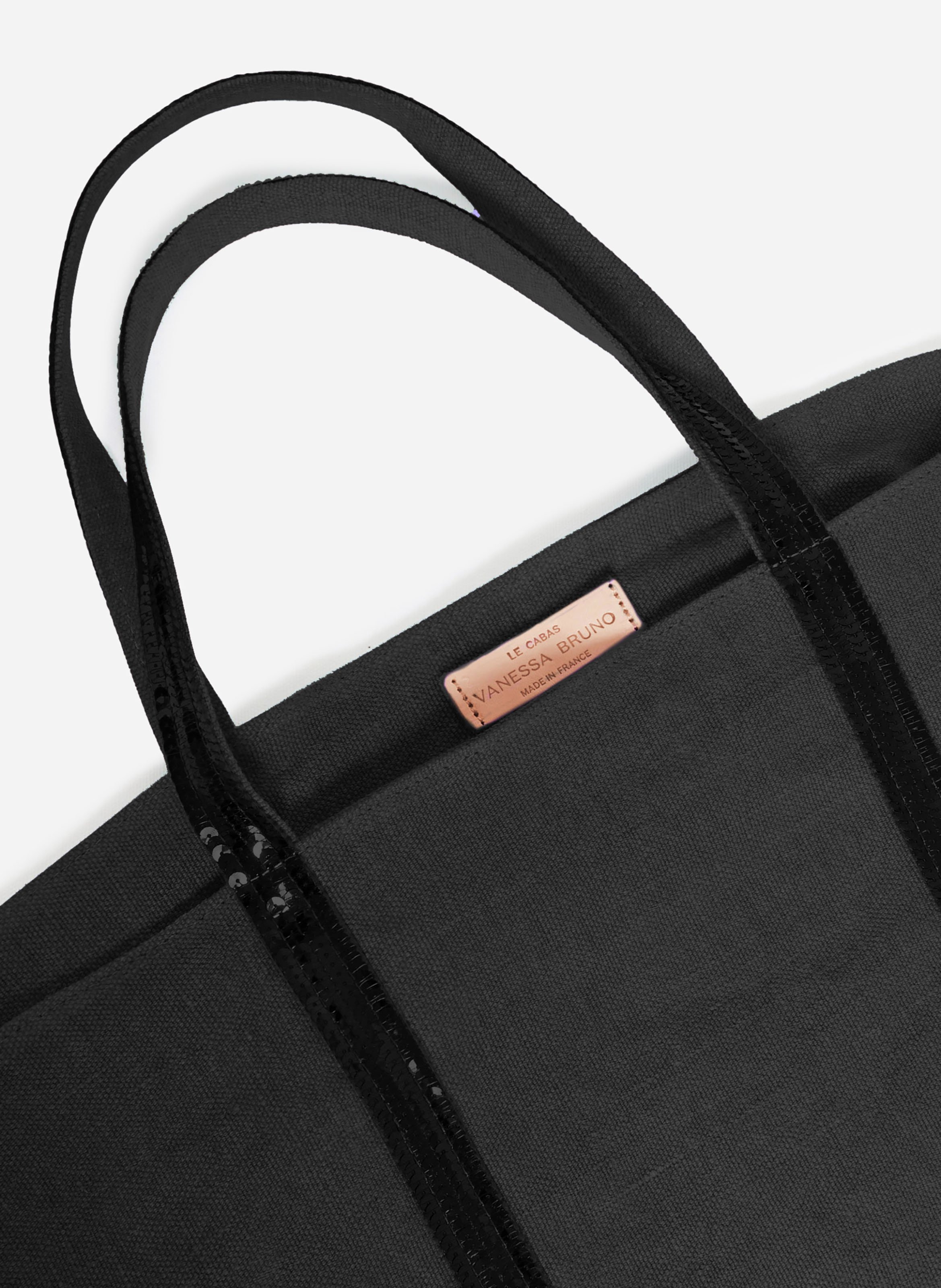 Cabas xl en lin VANESSA BRUNO Noir