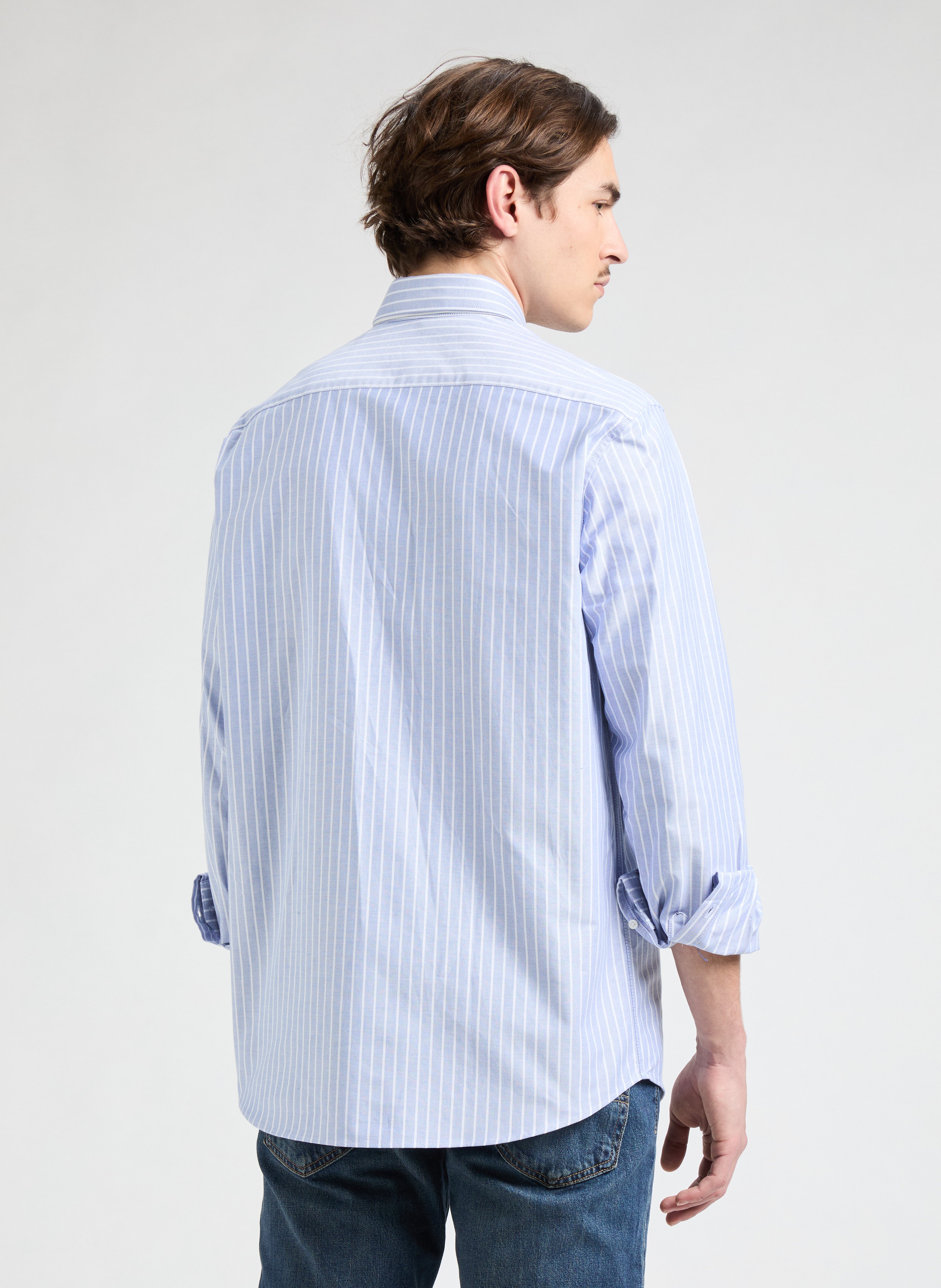 Chemise à rayures AU PRINTEMPS PARIS Bleu