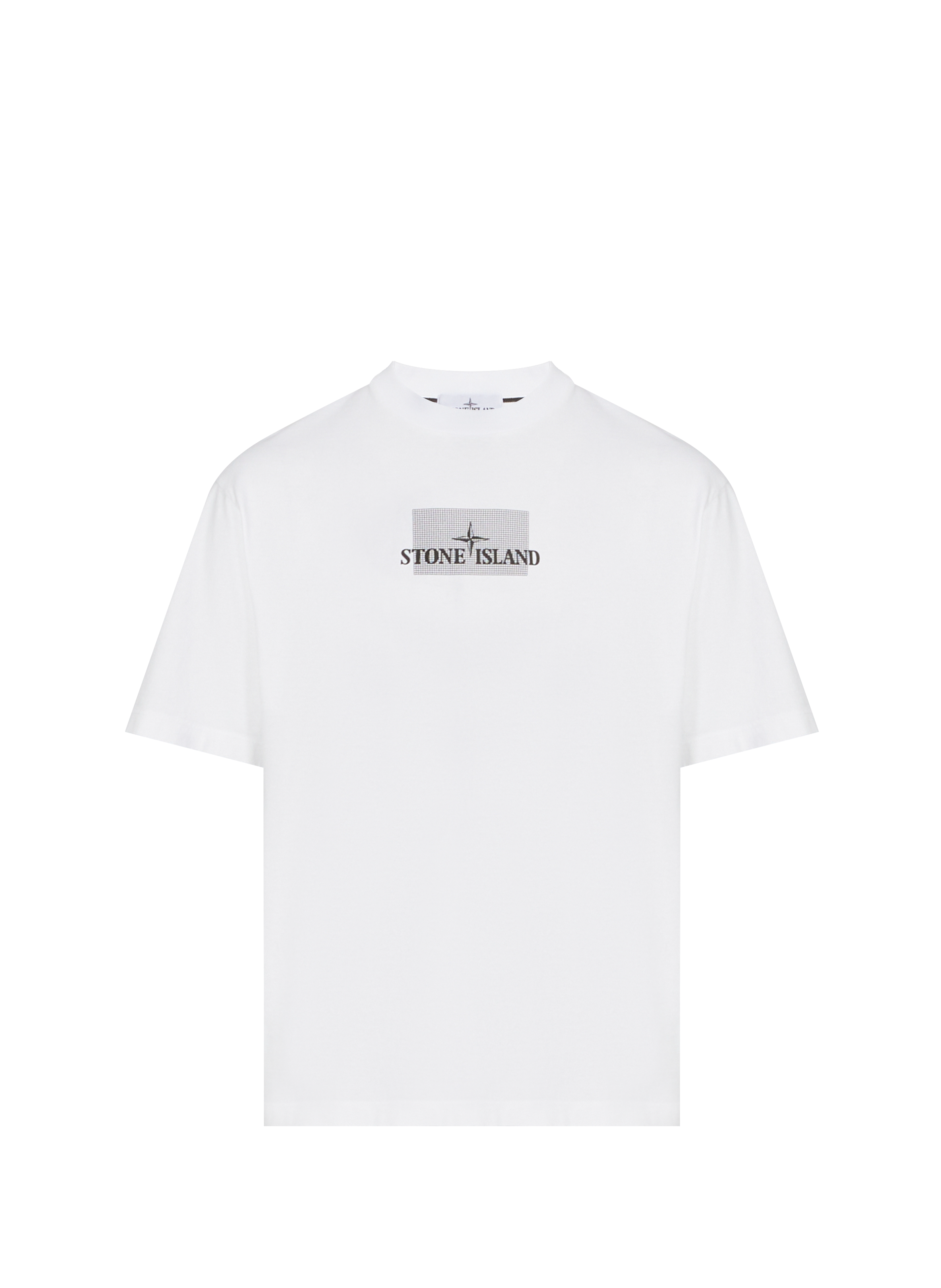 T-shirt en coton STONE ISLAND Blanc