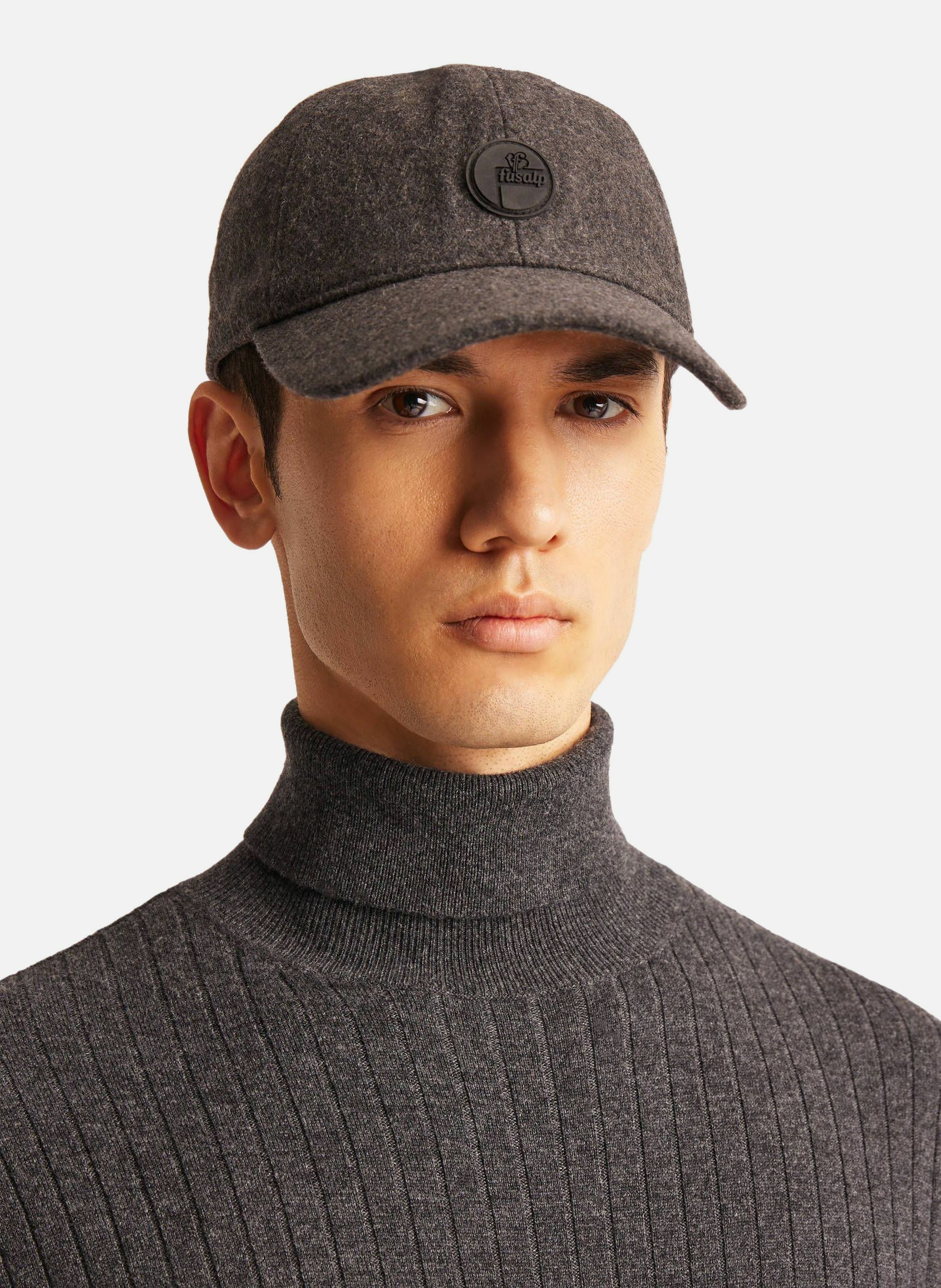 Pull armand col montant coupe ample Gris