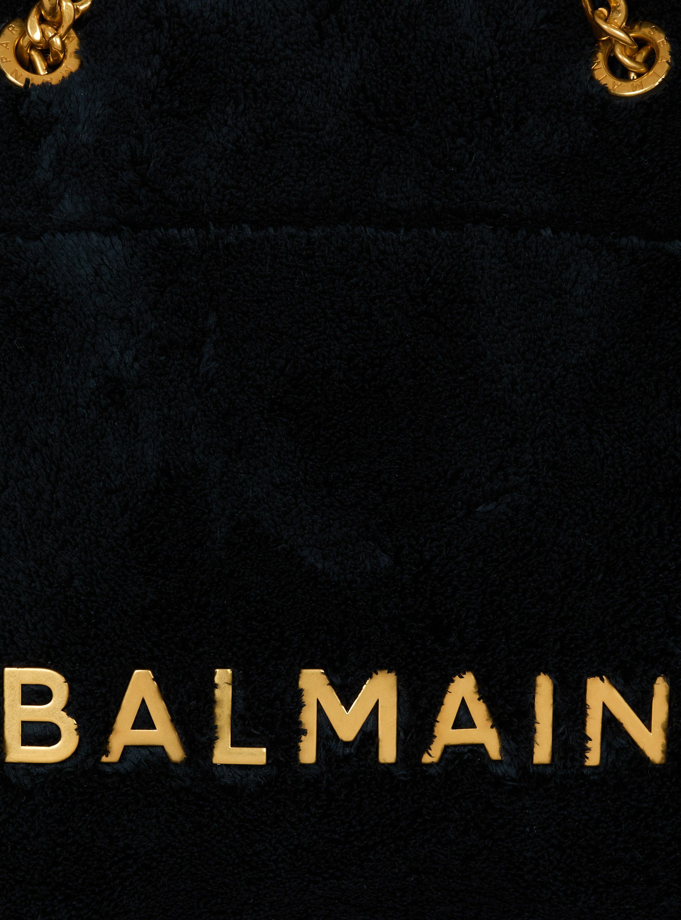 Sac cabas 1945 soft en éponge BALMAIN Noir