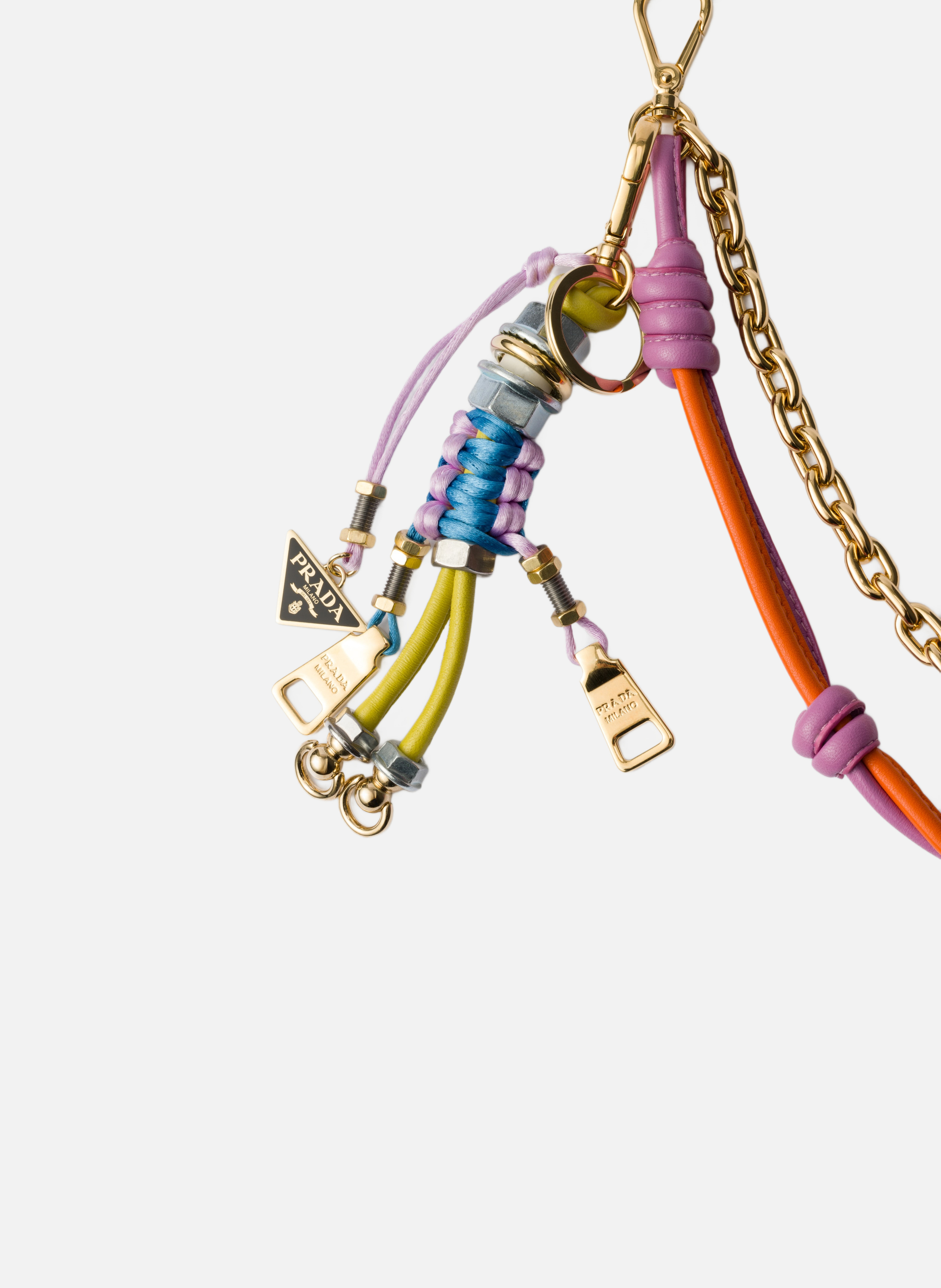 Charm porte-clés pop strings PRADA Jaune