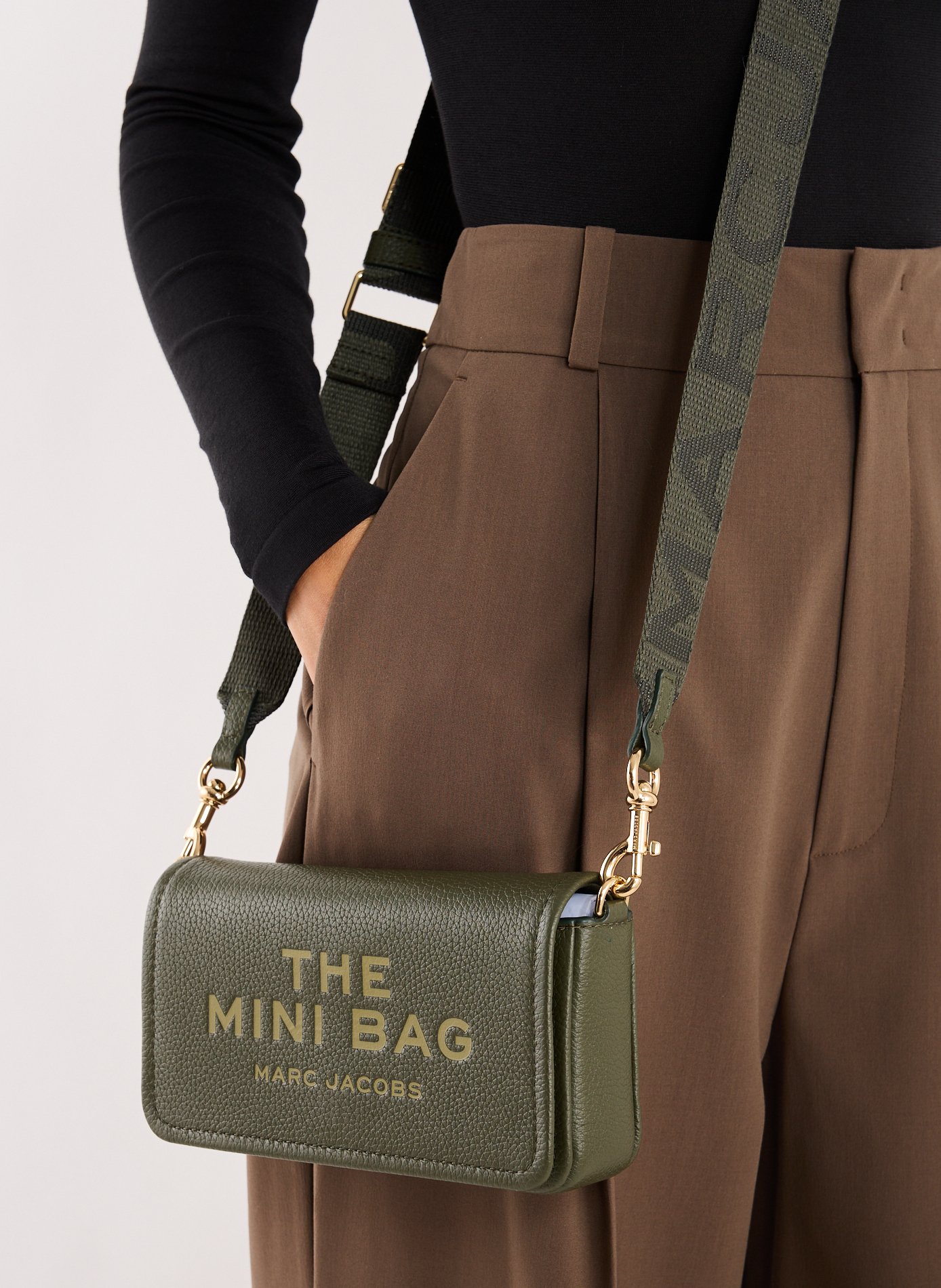 Sac à bandoulière en cuir MARC JACOBS Vert