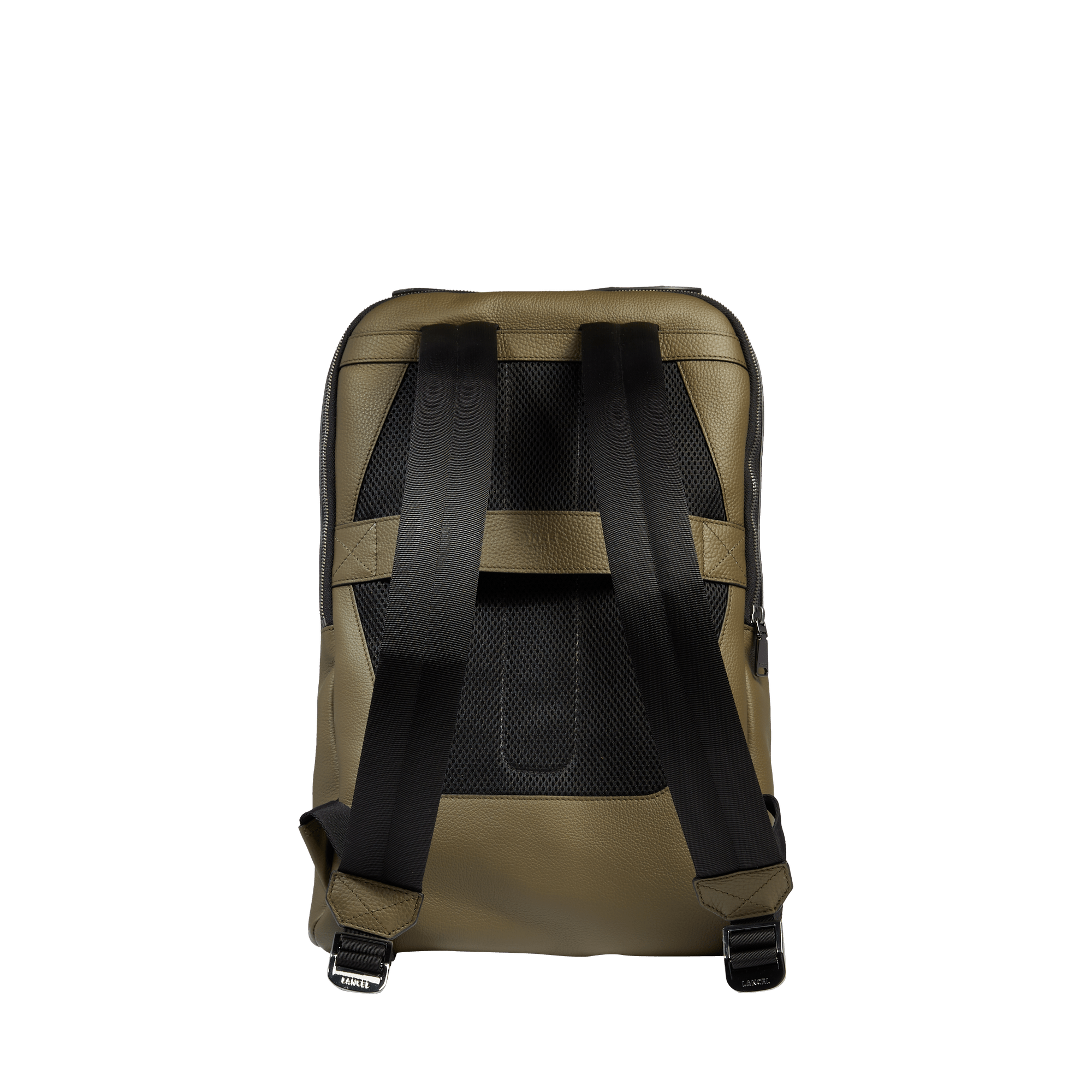 Sac à dos zippé 15'6 origami de lancel en cuir LANCEL Vert