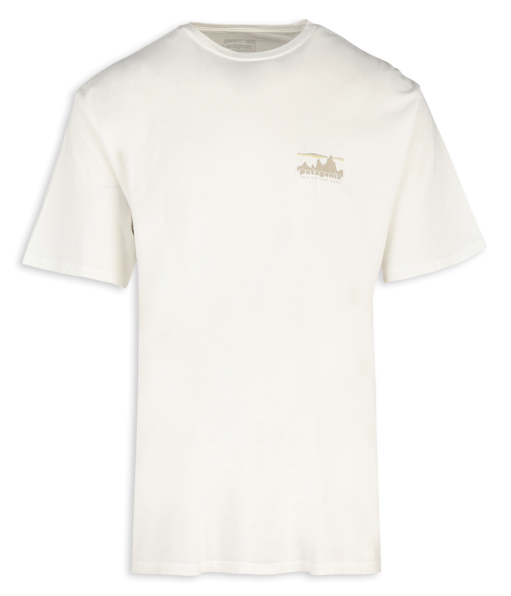 Tee-shirt droit en coton biologique PATAGONIA Blanc
