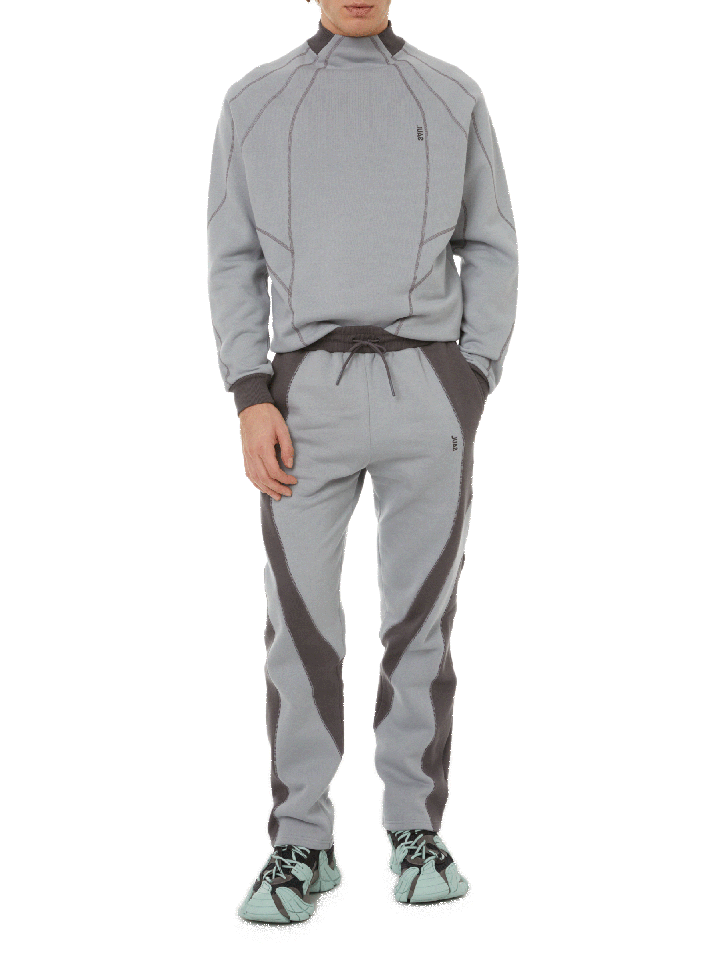 Cotton sweatshirt SAUL NASH Grey