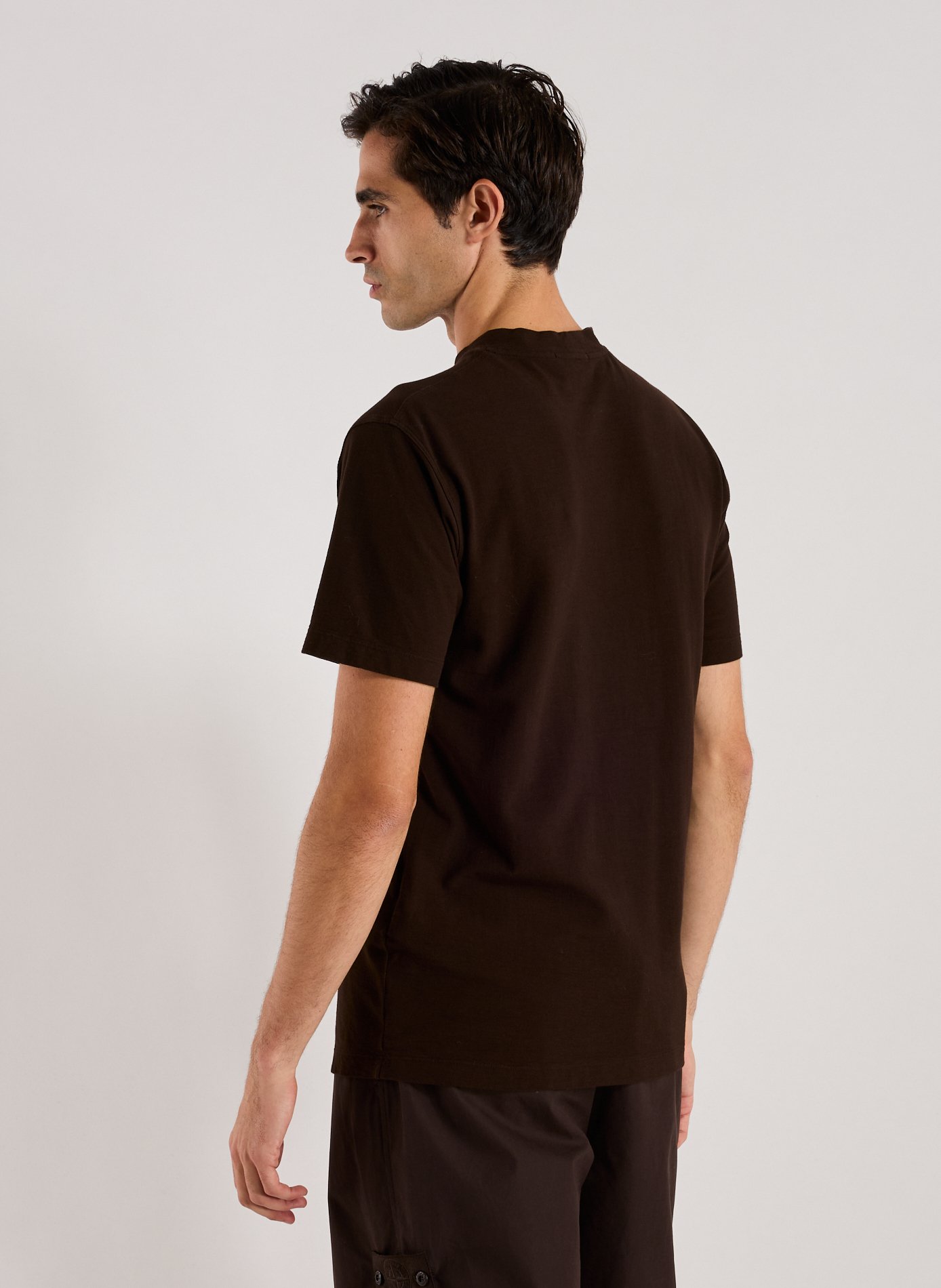 T-shirt en coton - Collection Ghost STONE ISLAND Marron