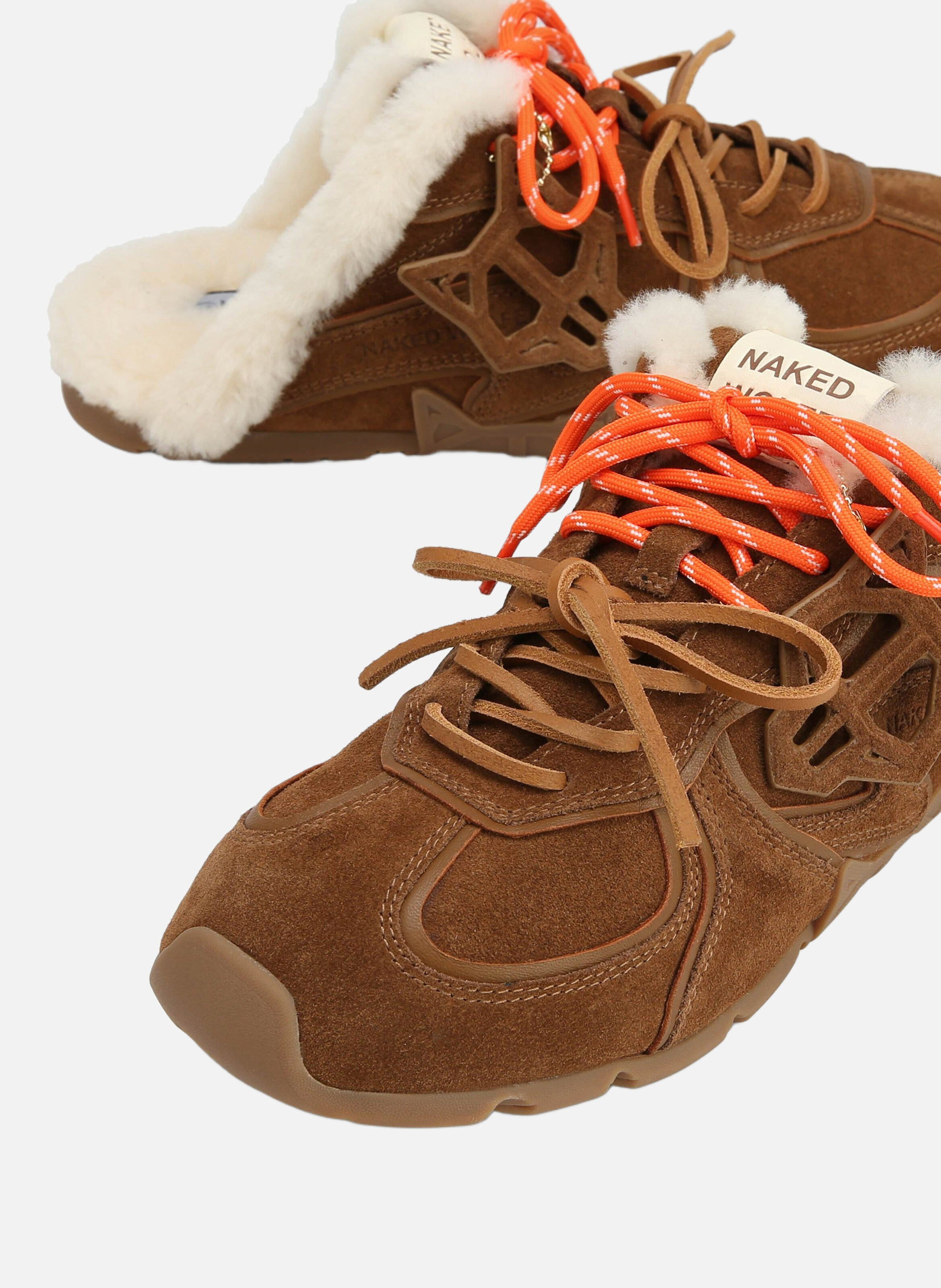 Mules arc NAKED WOLFE Marron