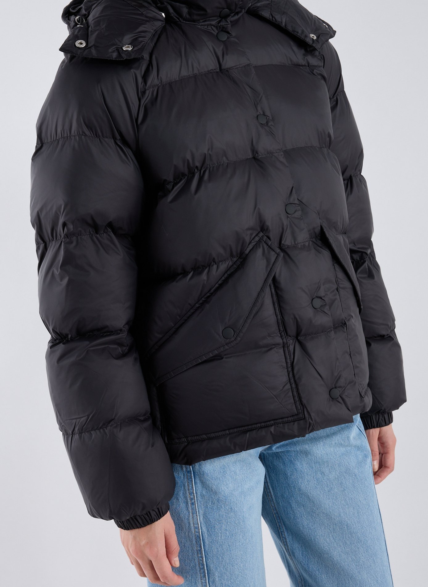 Doudoune matelassée à capuche amovible SAMSOE SAMSOE Noir